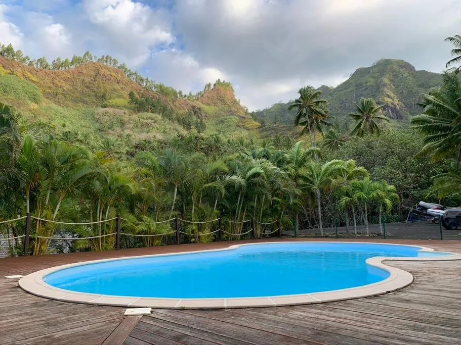 Swimming pool in Villa Moana
