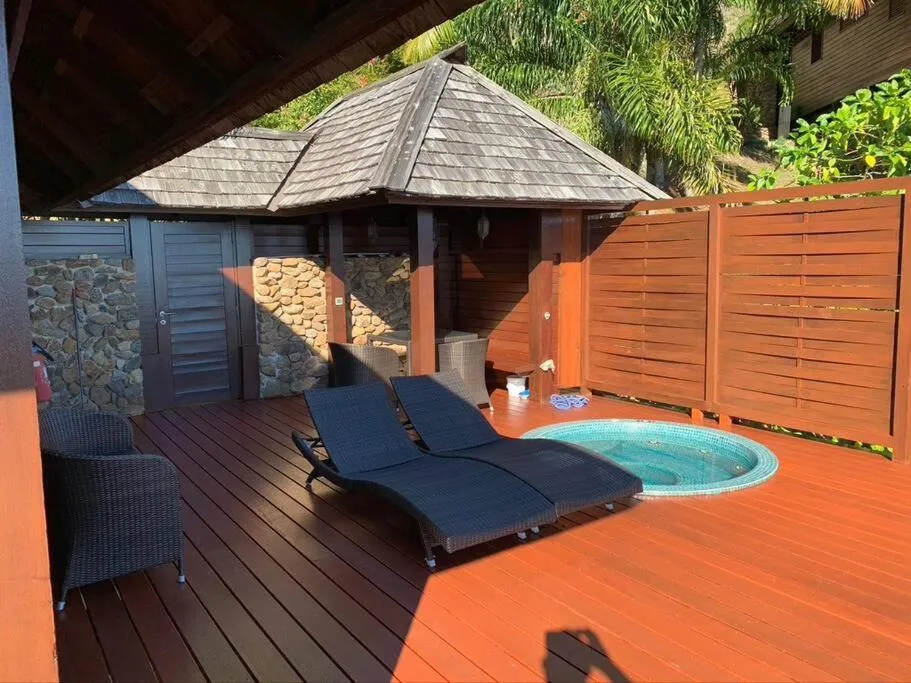 Patio in Villa Moana