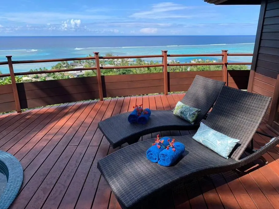 Patio in Villa Moana