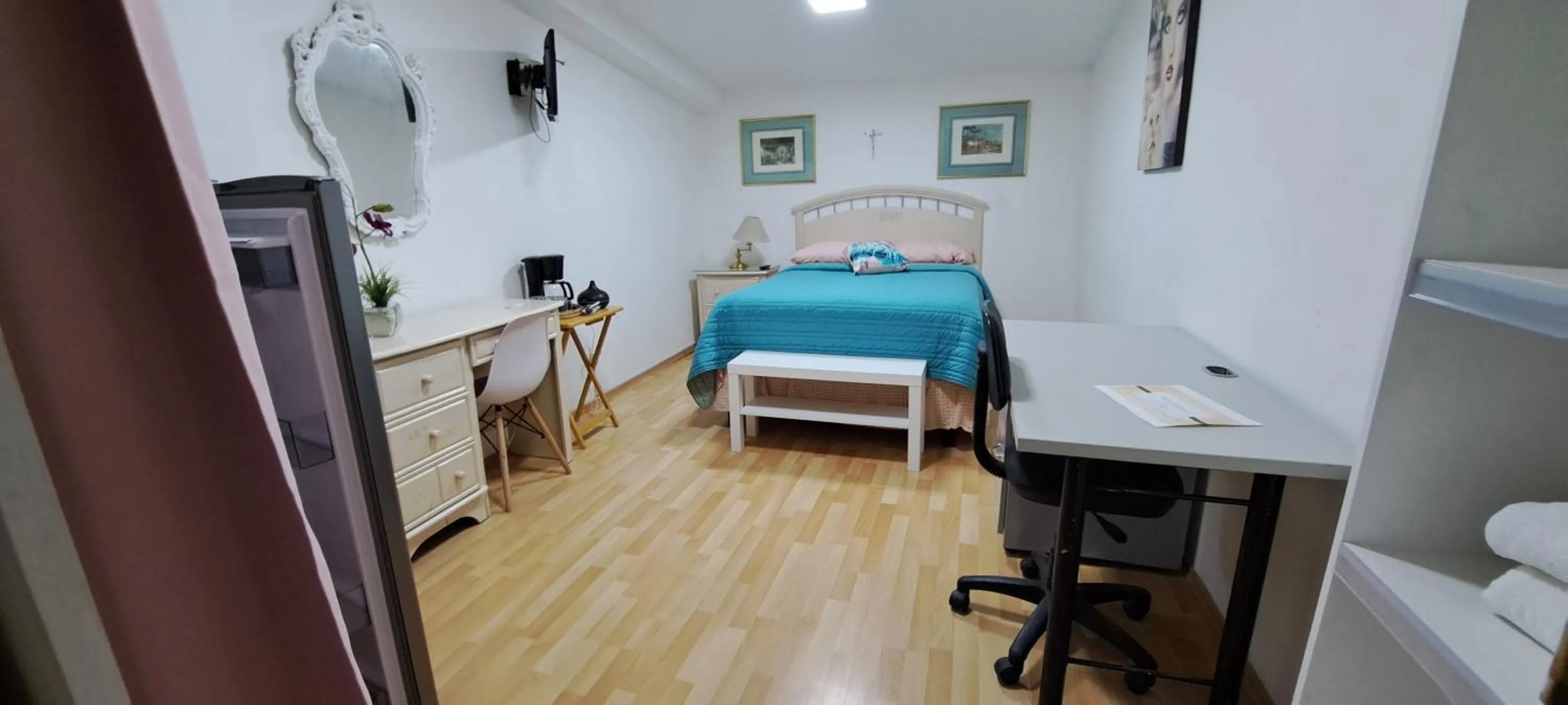 TV and multimedia, Bed in Habitaciones Narvarte Del Valle