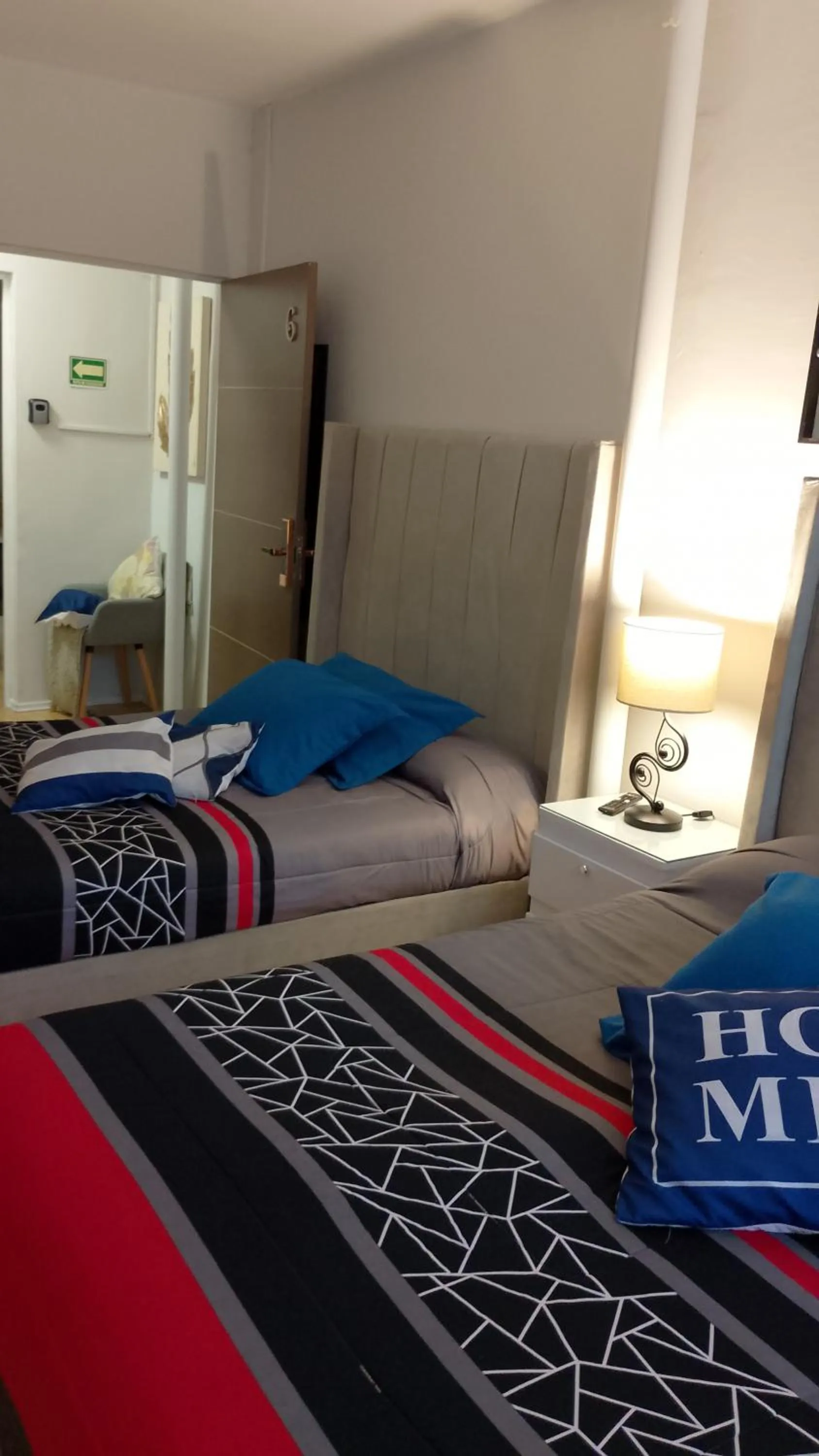 Bedroom, Bed in Habitaciones Narvarte Del Valle