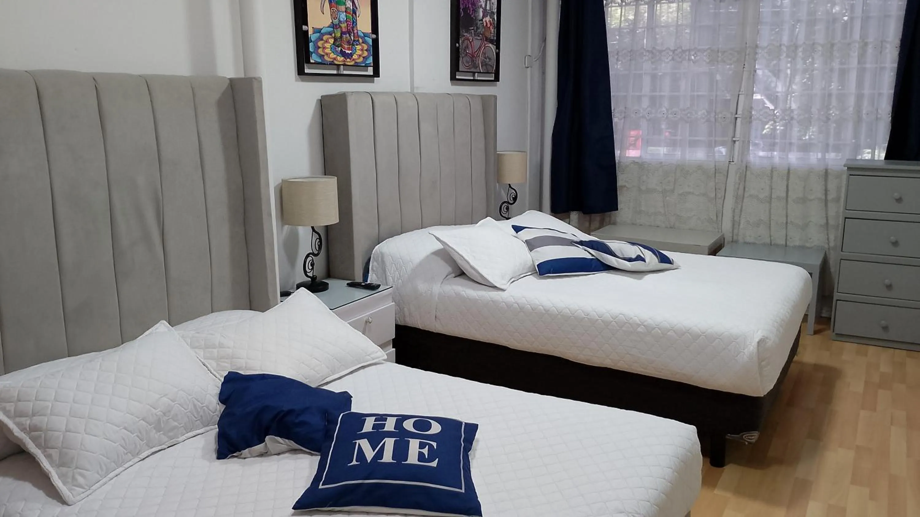 Bed in Habitaciones Narvarte Del Valle