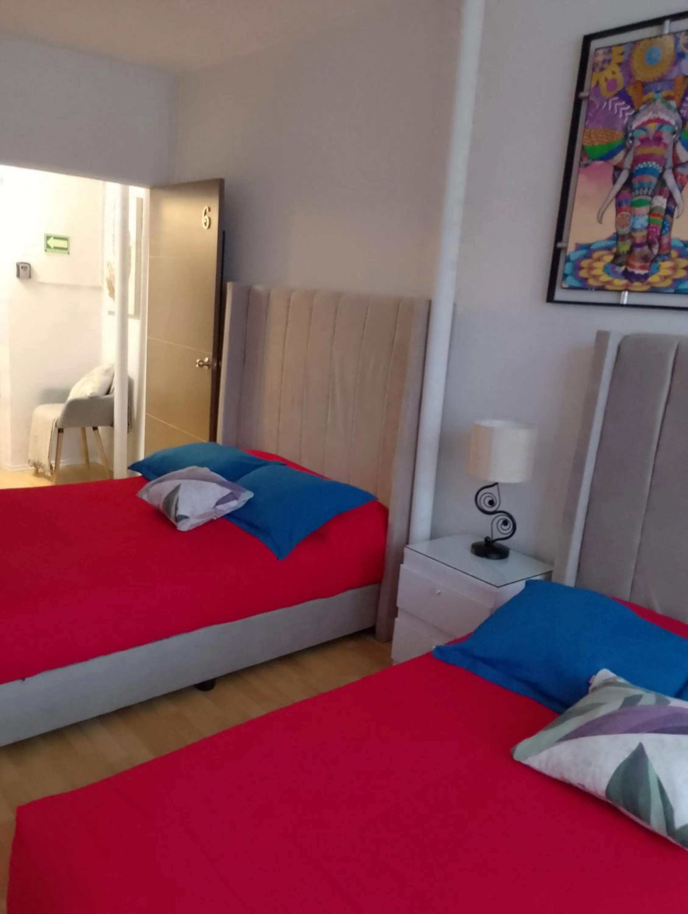 Bed in Habitaciones Narvarte Del Valle