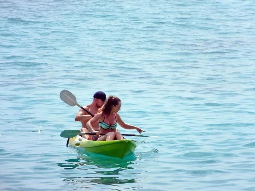 Canoeing in OK2 Mamajim Bungalows