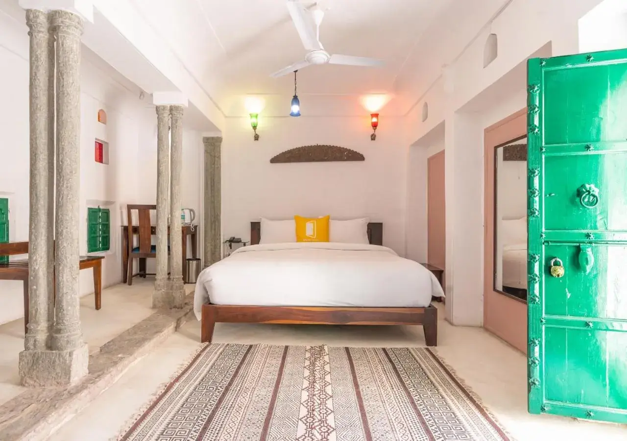 Bedroom, Bed in Bloom Boutique - Chelon Haveli Bedroom, Bed in Bloom Boutique - Chelon Haveli
