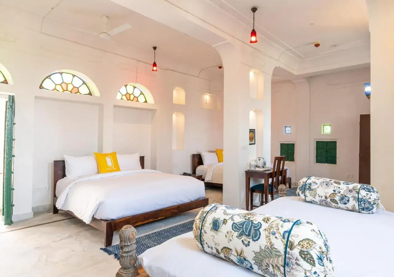 Bedroom, Bed in Bloom Boutique - Chelon Haveli Bedroom, Bed in Bloom Boutique - Chelon Haveli