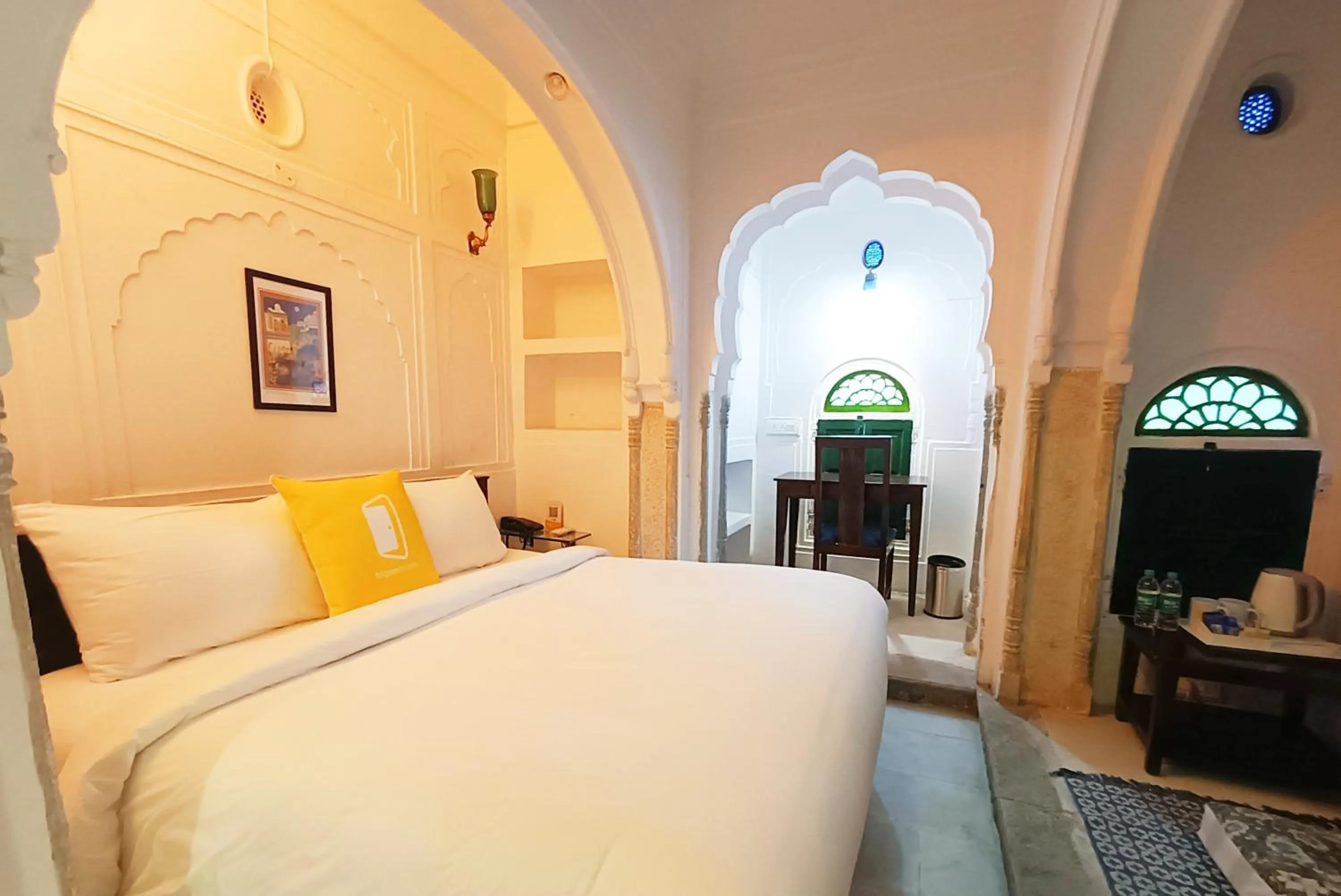 Bedroom, Bed in Bloom Boutique l Chelon Haveli