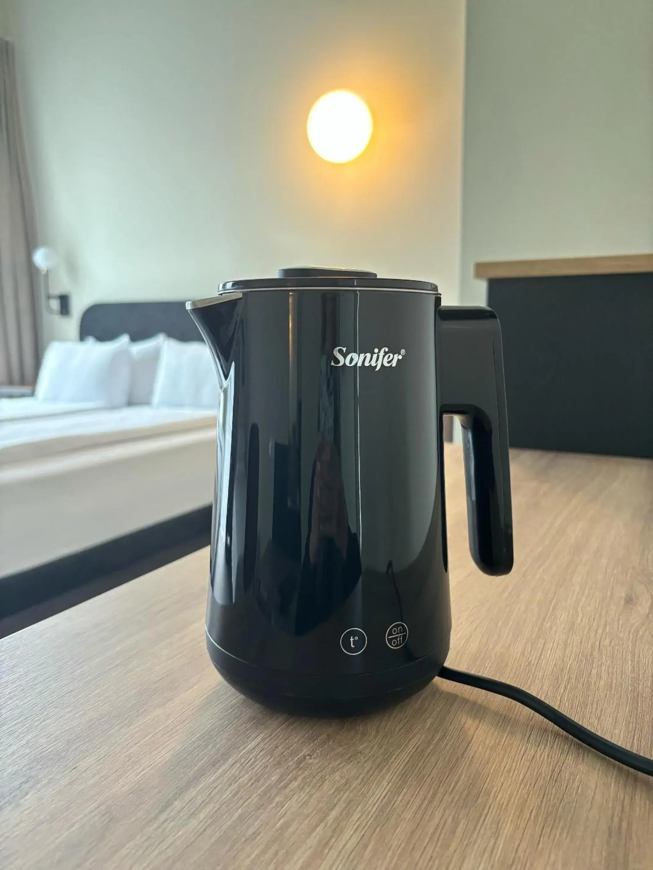 Coffee/tea facilities, Bed in Moods Hotel Dortmund Coffee/tea facilities, Bed in Moods Hotel Dortmund