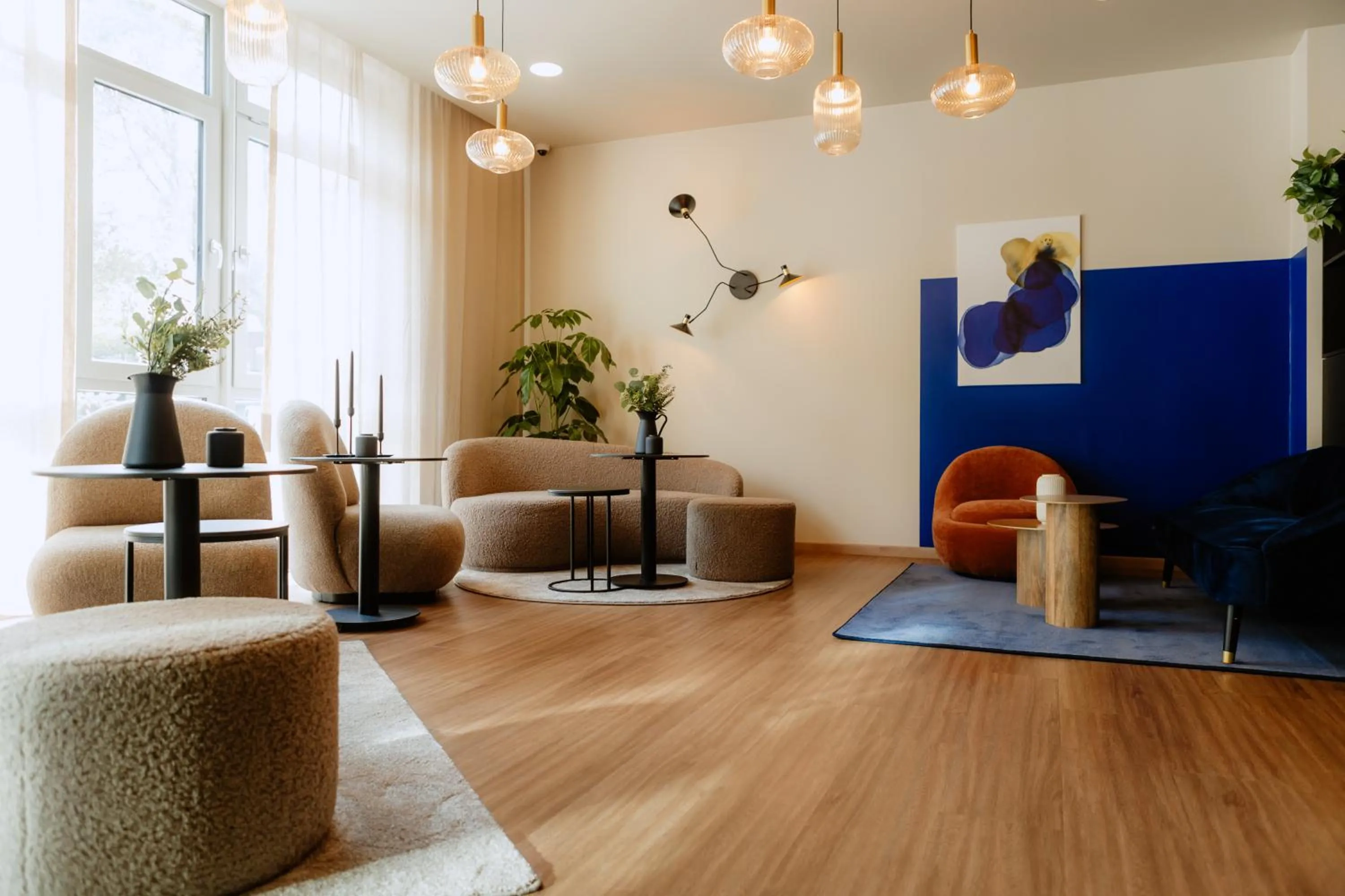 Seating area in Moods Hotel Dortmund