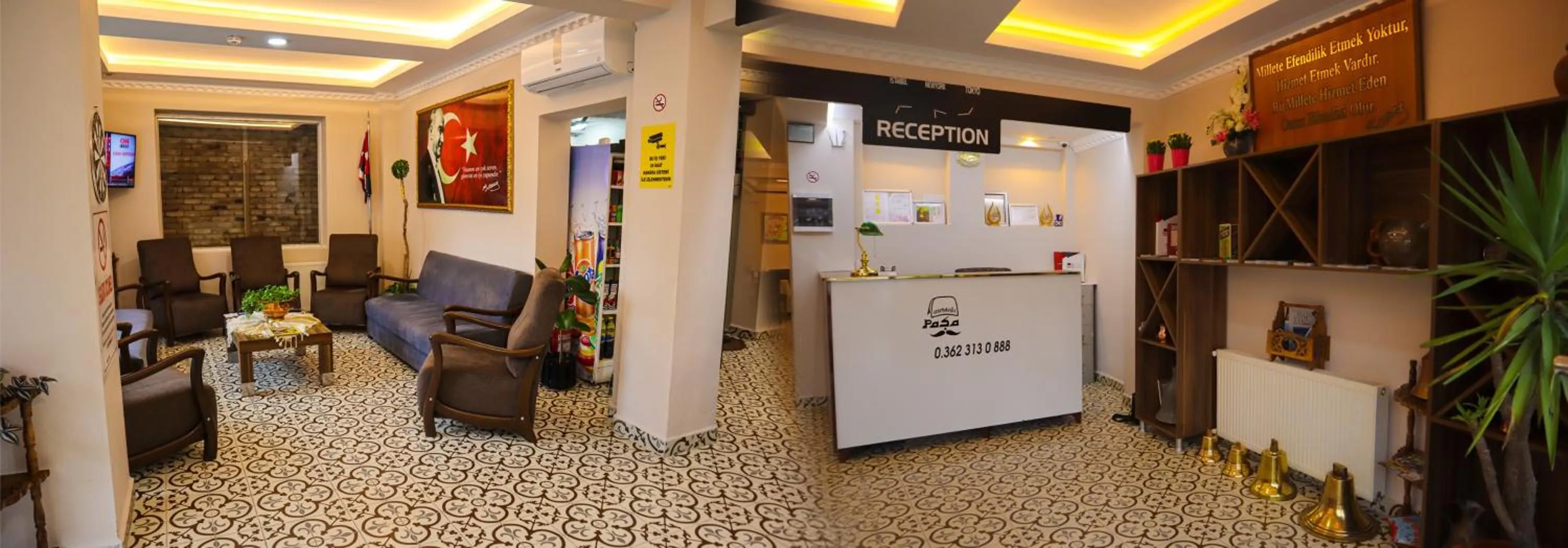 Lobby or reception in Osmanlı Paşa Otel- Konaklama