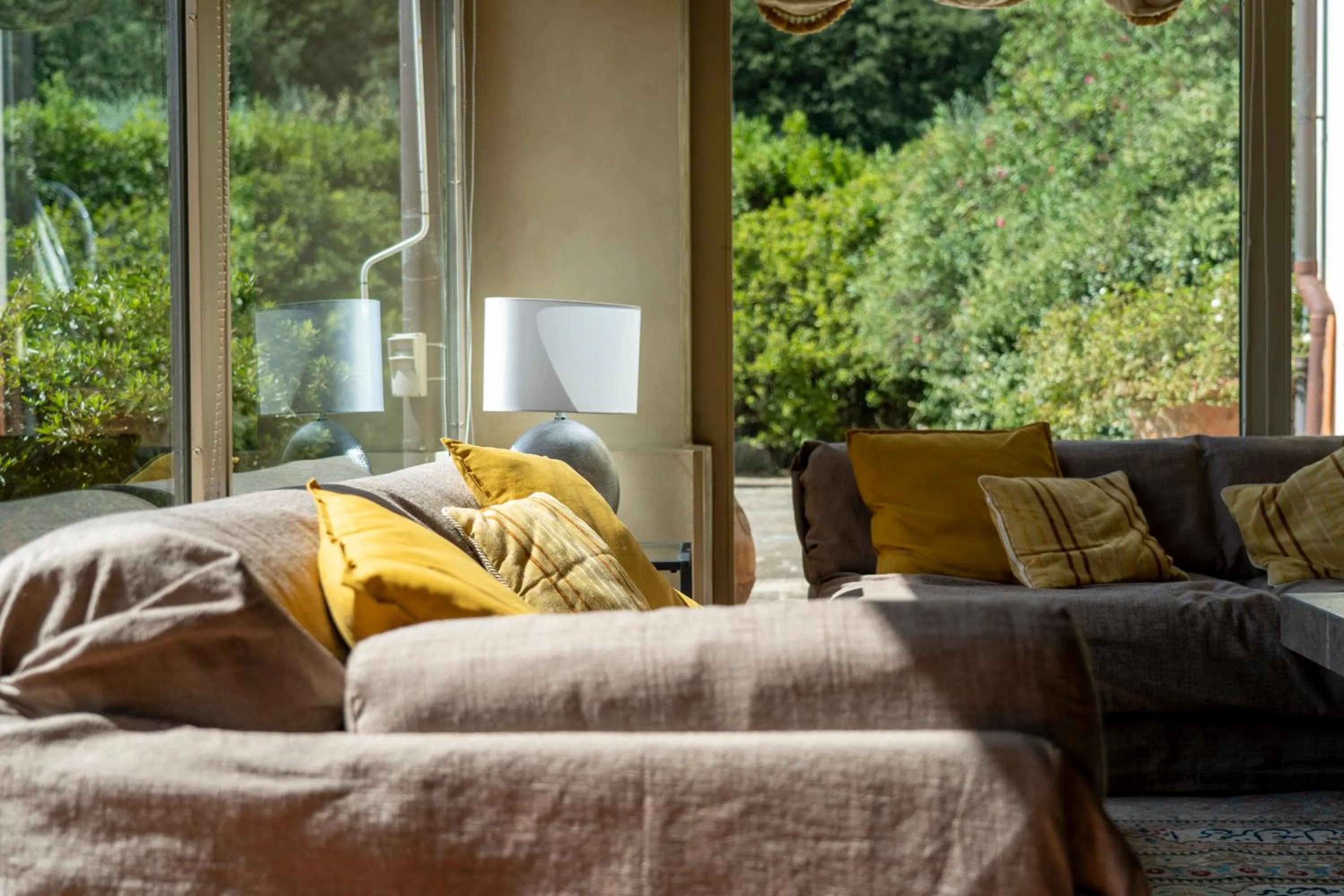 Living room in Tenuta le Viste - panoramic Villa