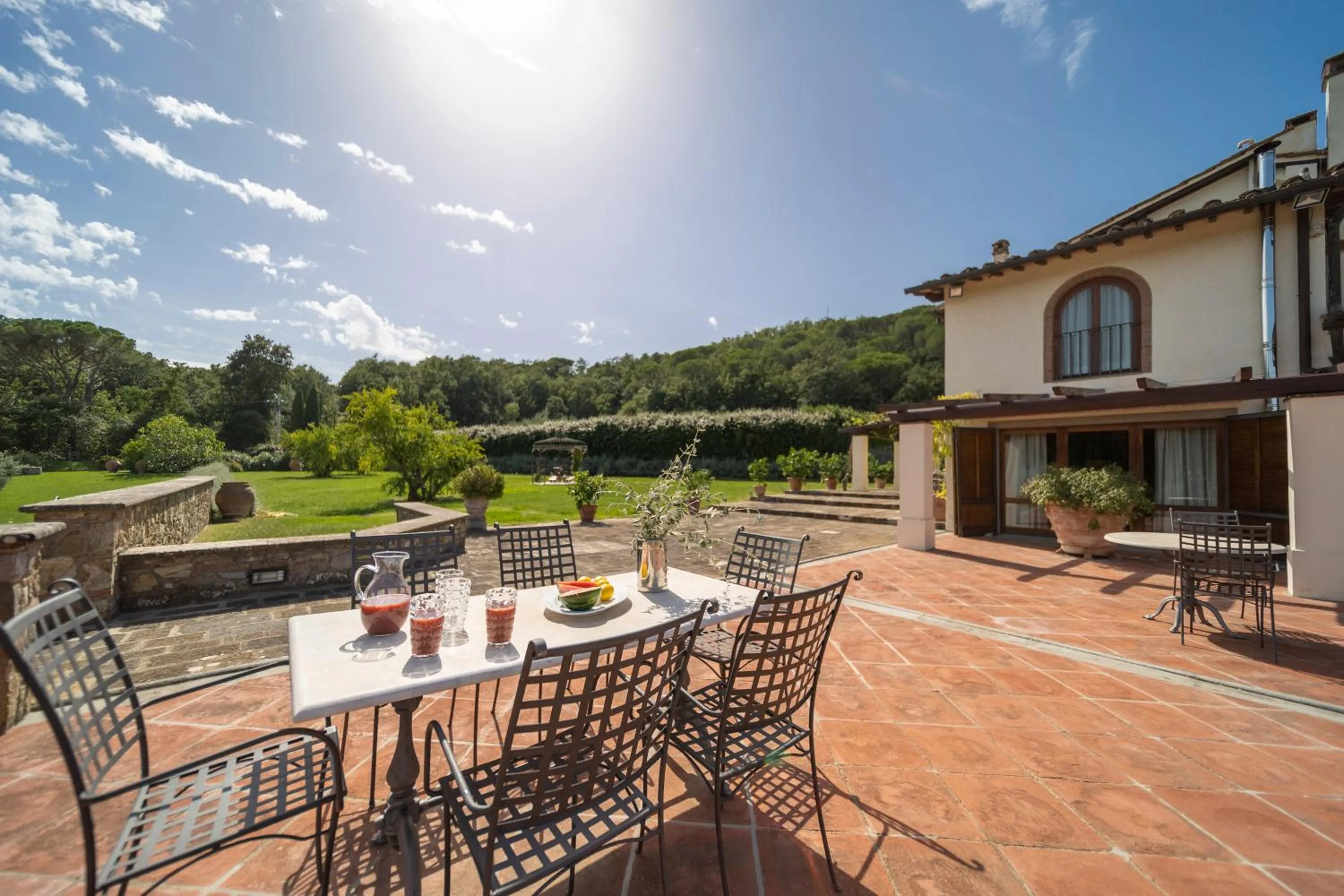 Patio in Tenuta le Viste - panoramic Villa
