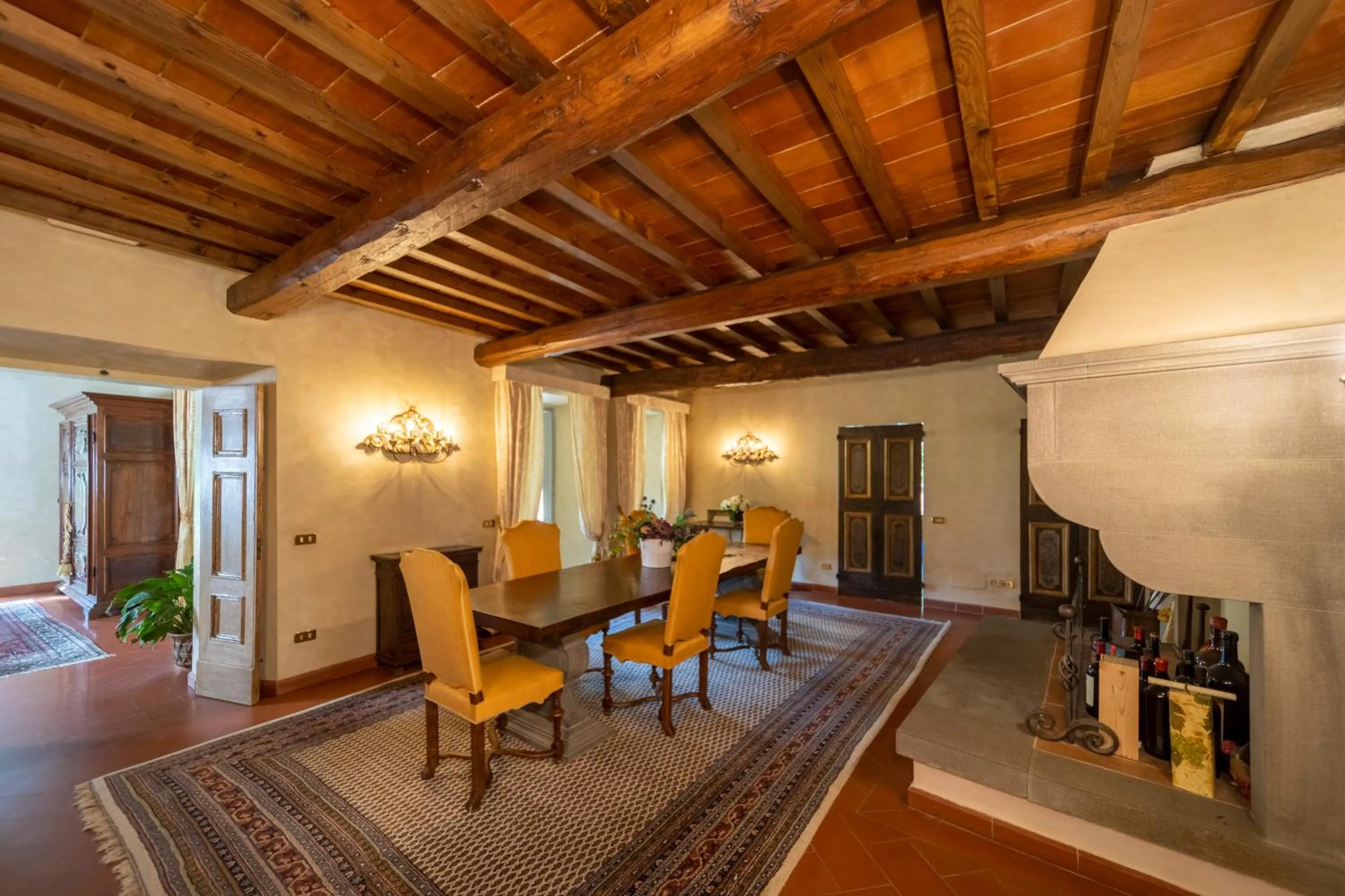 Dining area in Tenuta le Viste - panoramic Villa