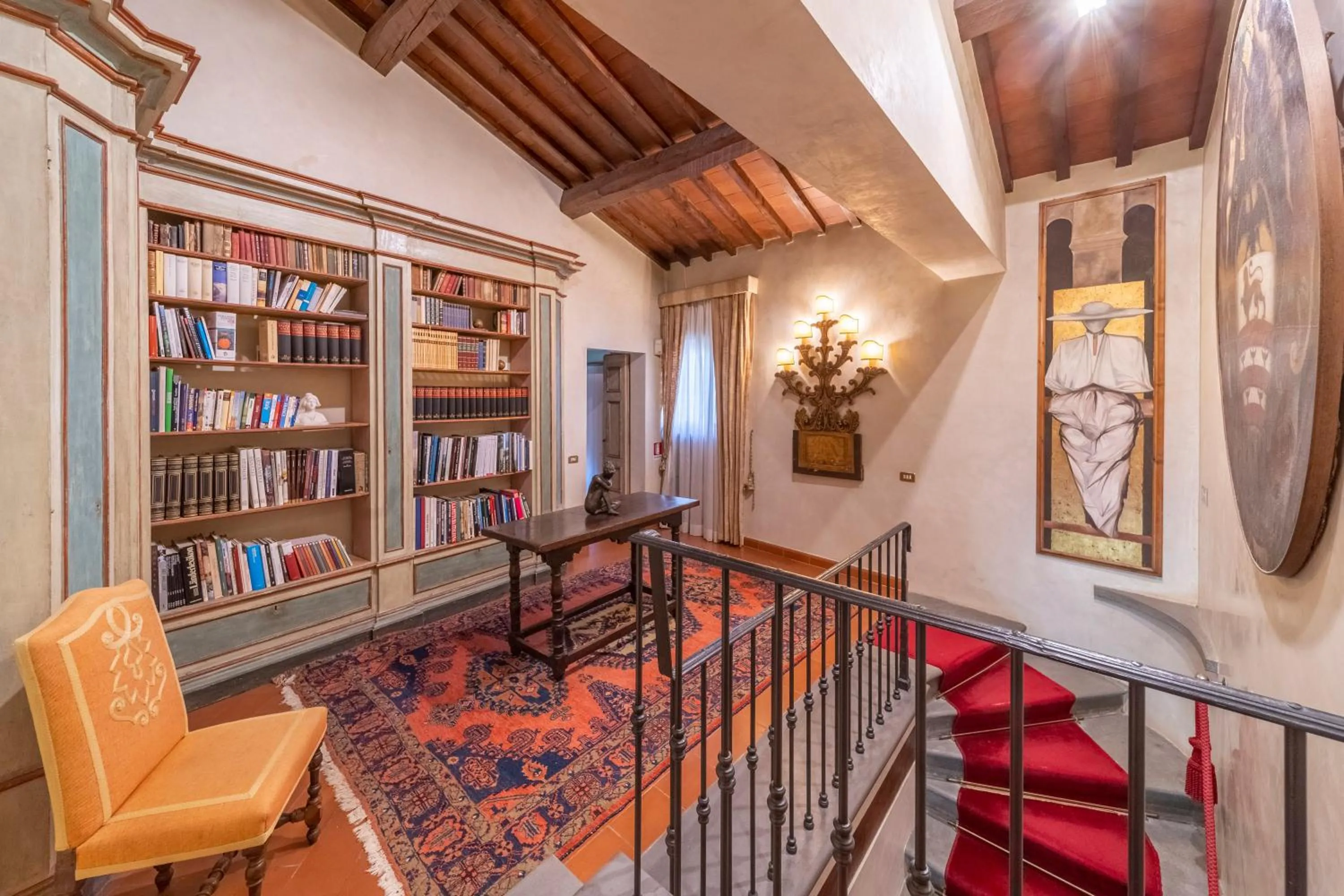 Seating area in Tenuta le Viste - panoramic Villa