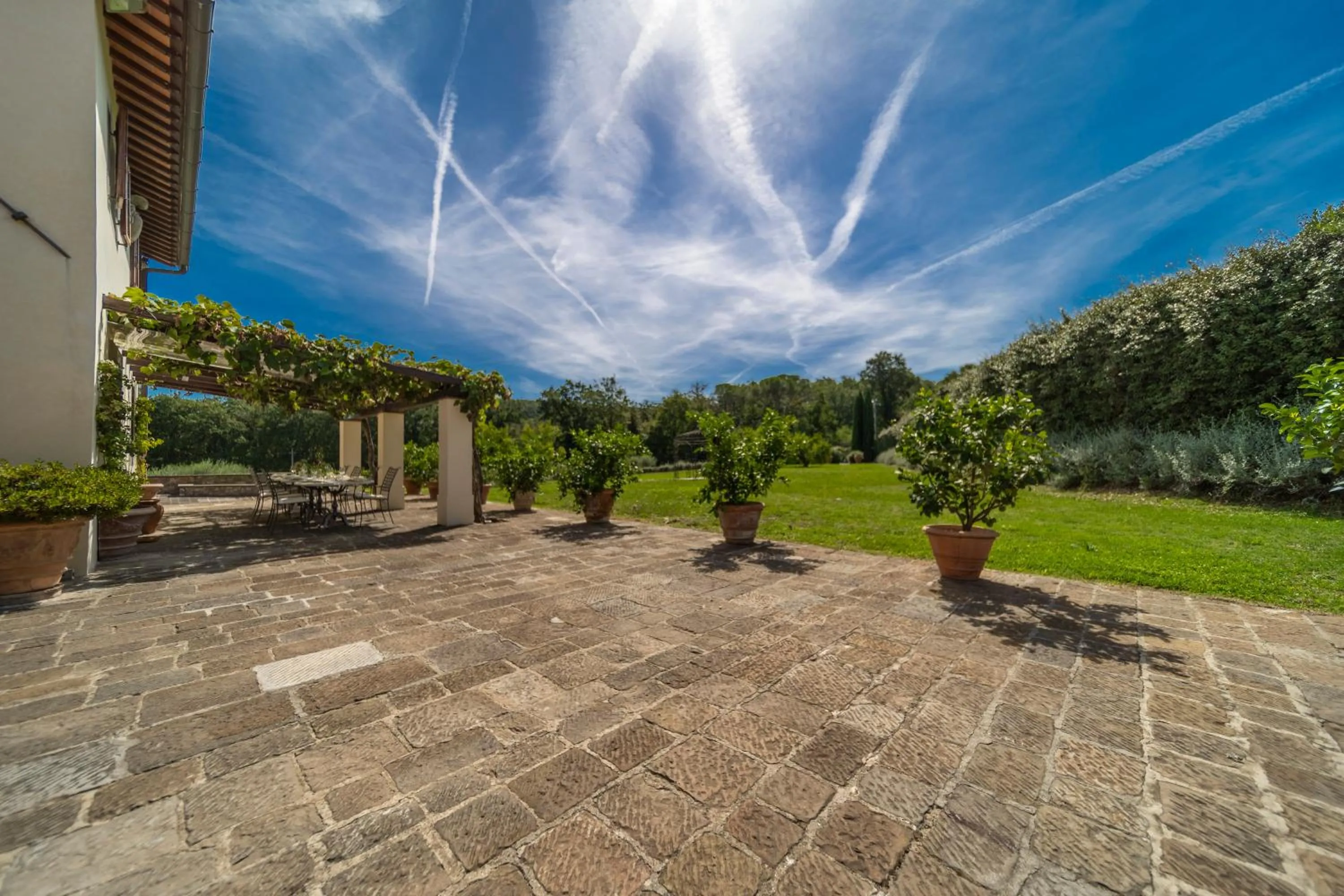 Patio in Tenuta le Viste - panoramic Villa