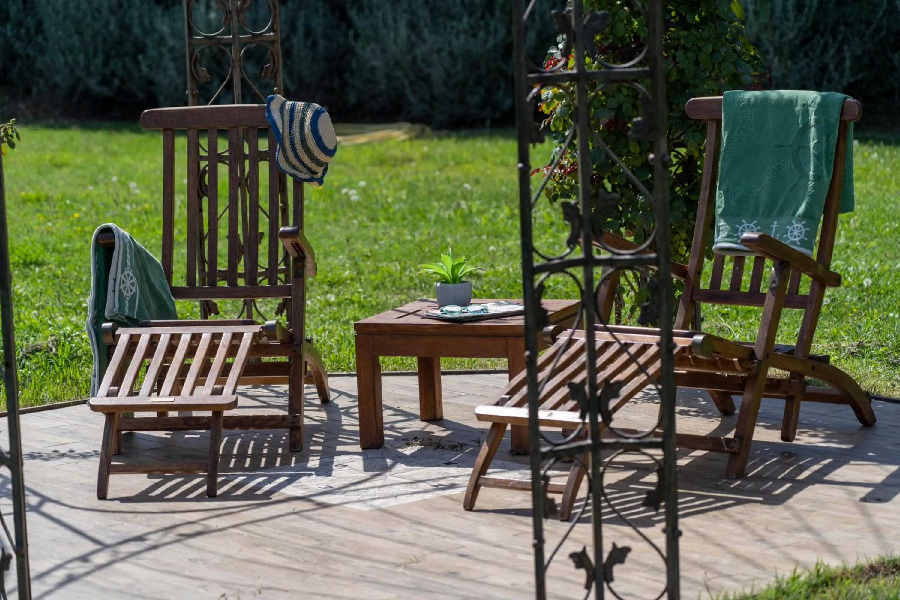 Garden in Tenuta le Viste - panoramic Villa