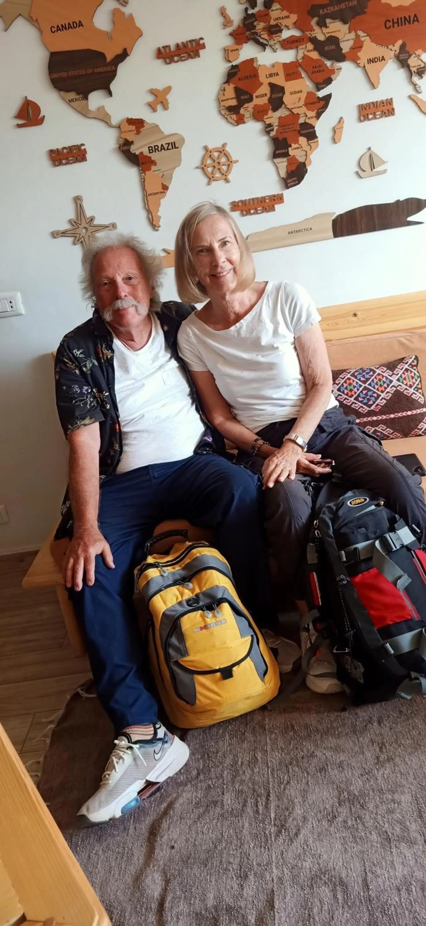 Living room in Champollion Hostel