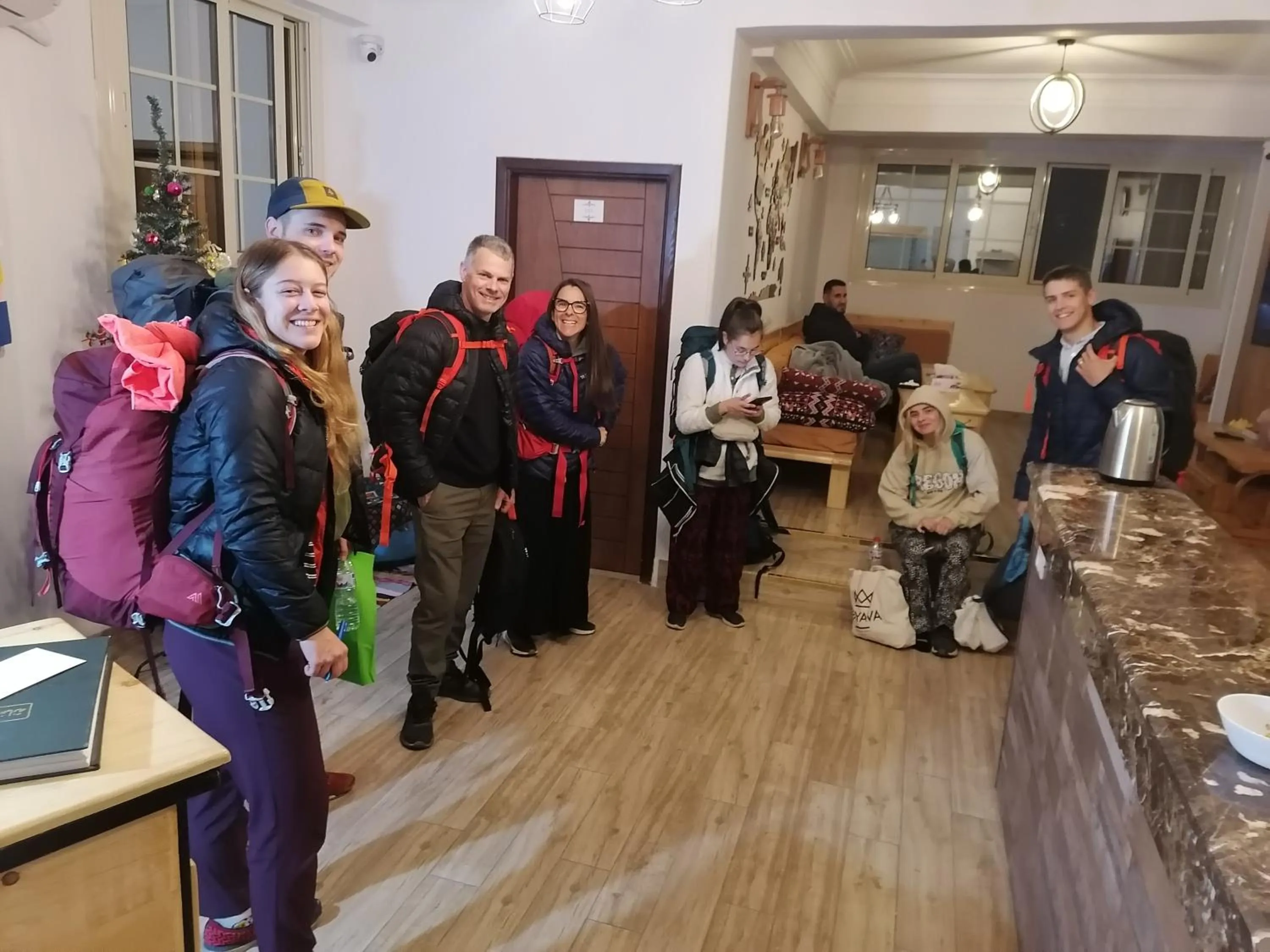Lobby or reception in Champollion Hostel