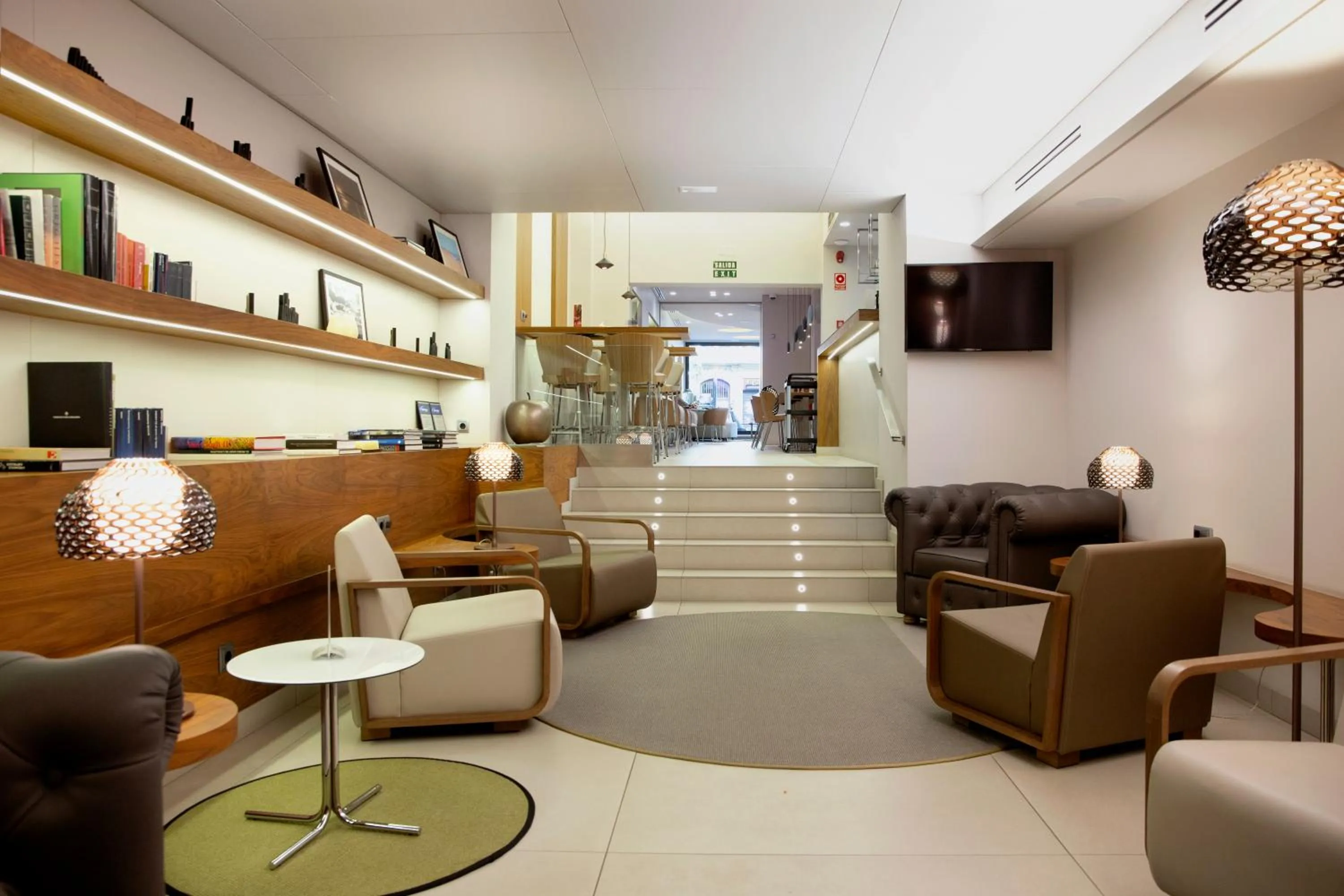 Library in Best Western Premier Hotel Dante