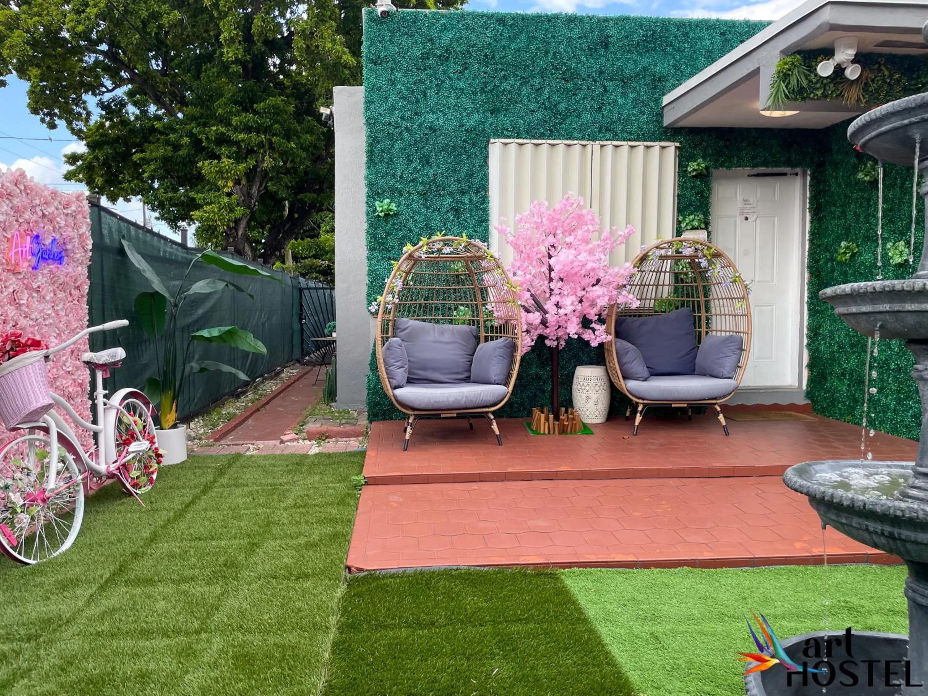 Patio in Summer Gardens