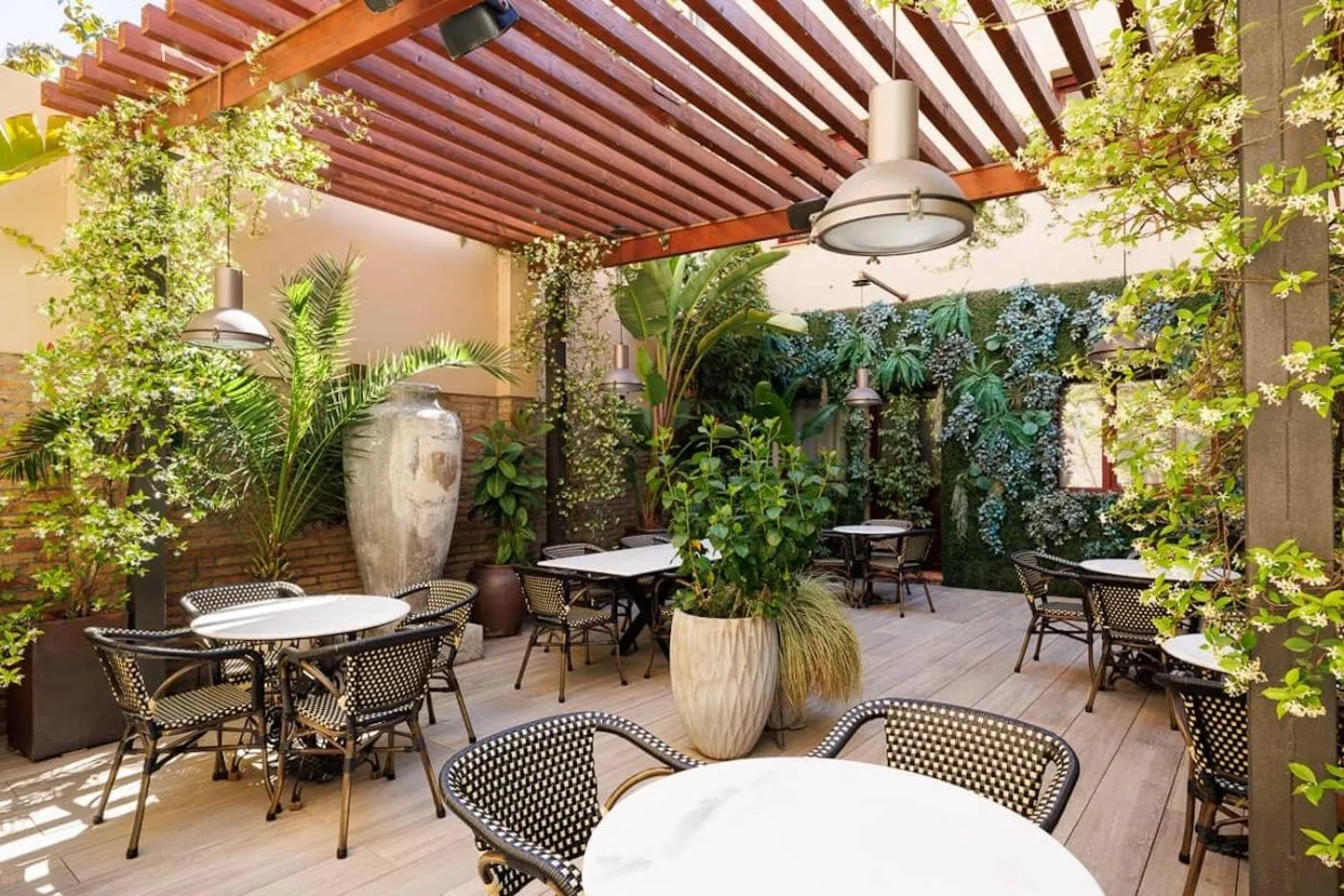 Patio in Hotel Ronda Lesseps