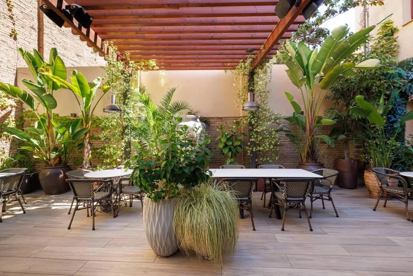 Patio in Hotel Ronda Lesseps