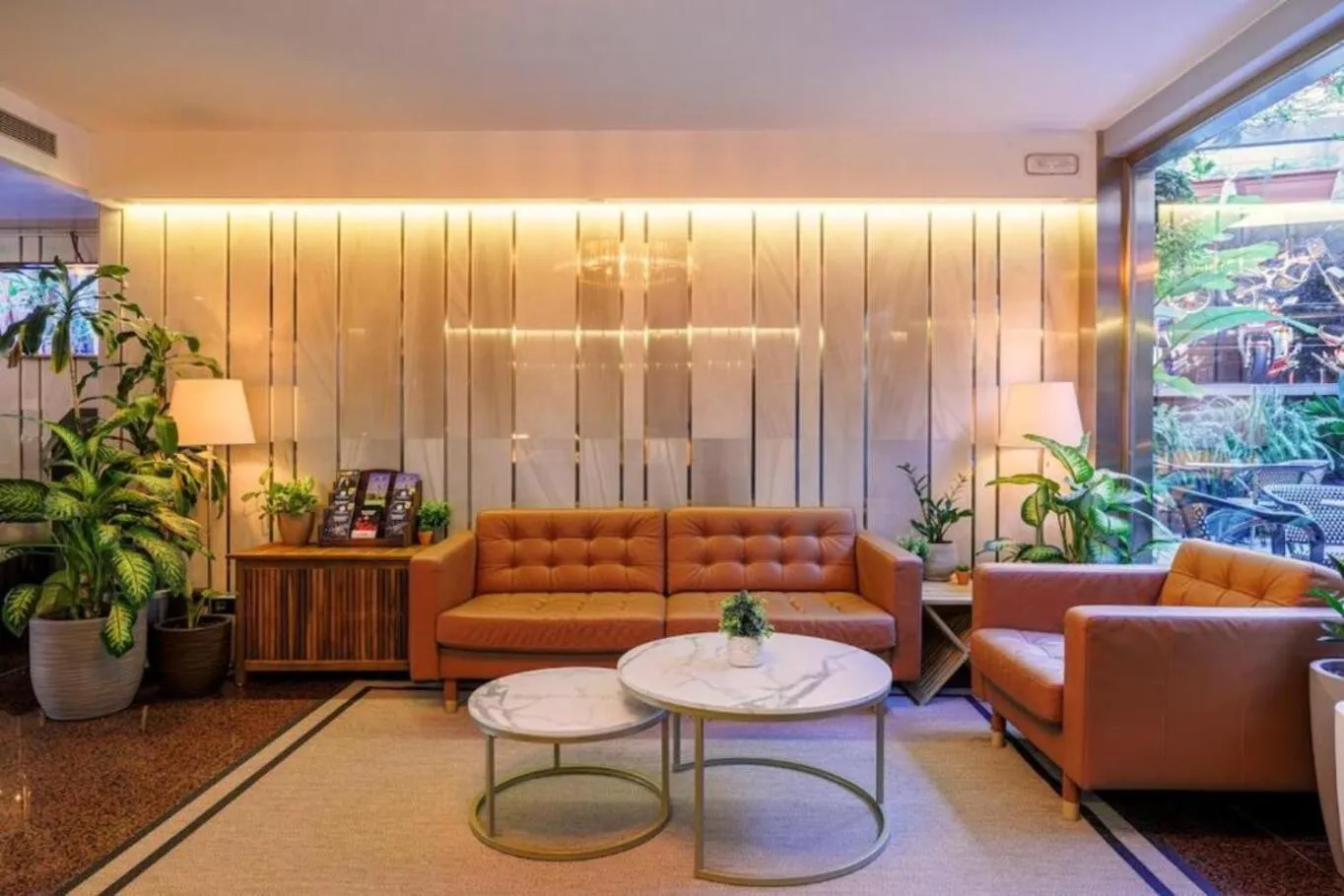 Living room in Hotel Ronda Lesseps