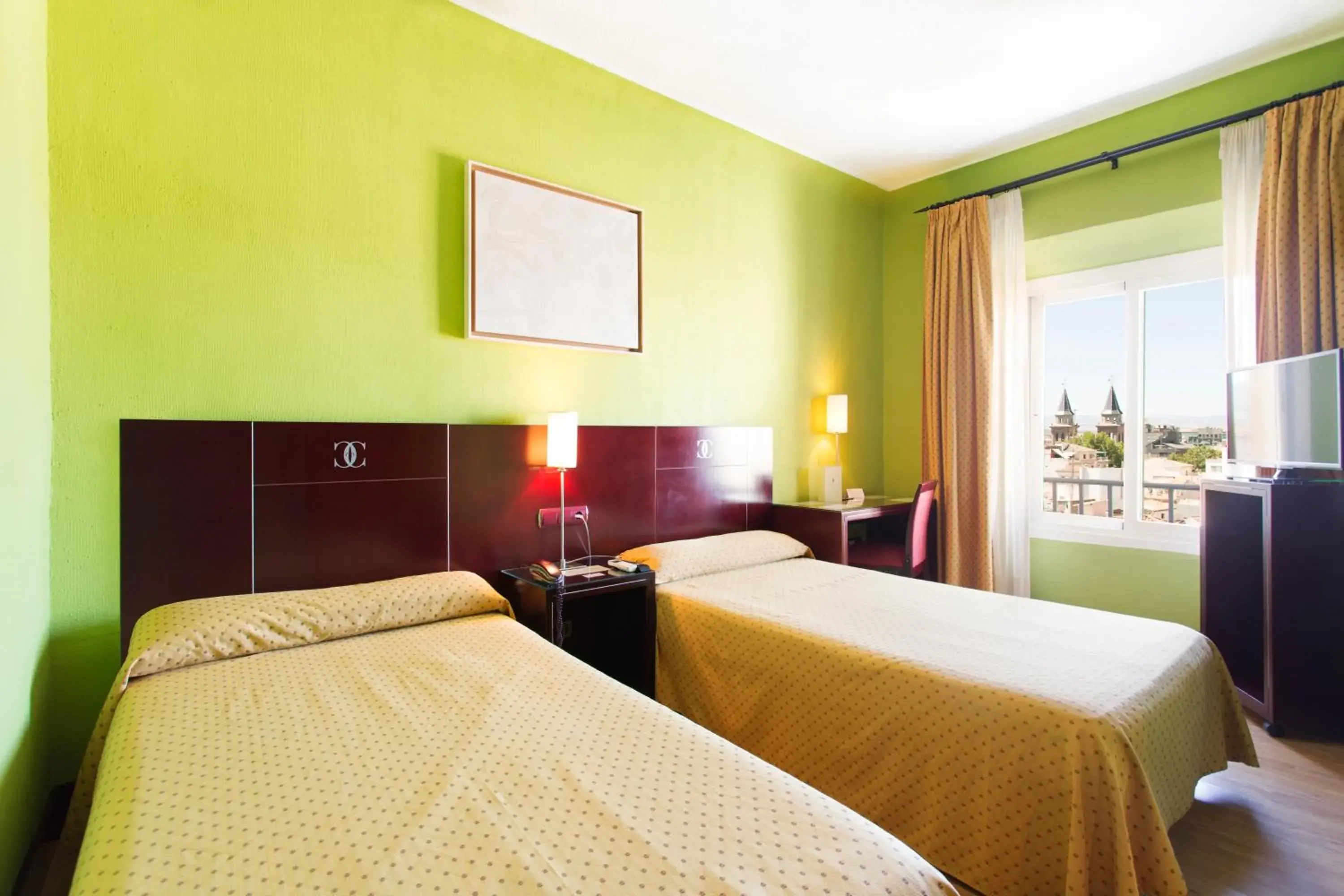 Decorative detail, Bed in Hotel Carlos V Decorative detail, Bed in Hotel Carlos V