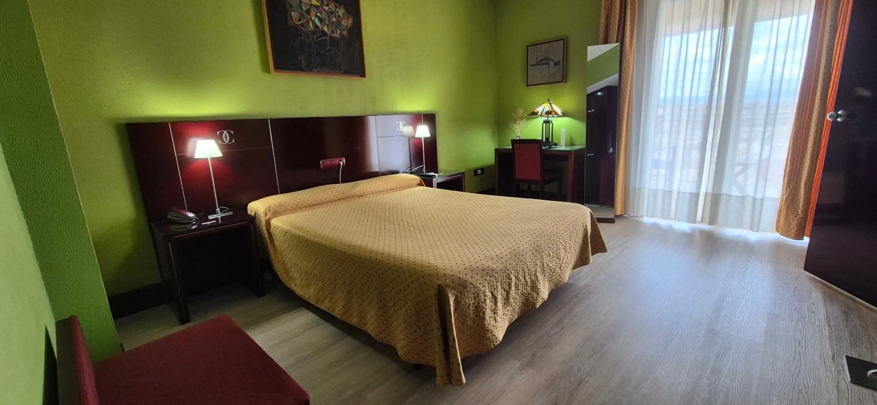 Bed in Hotel Carlos V