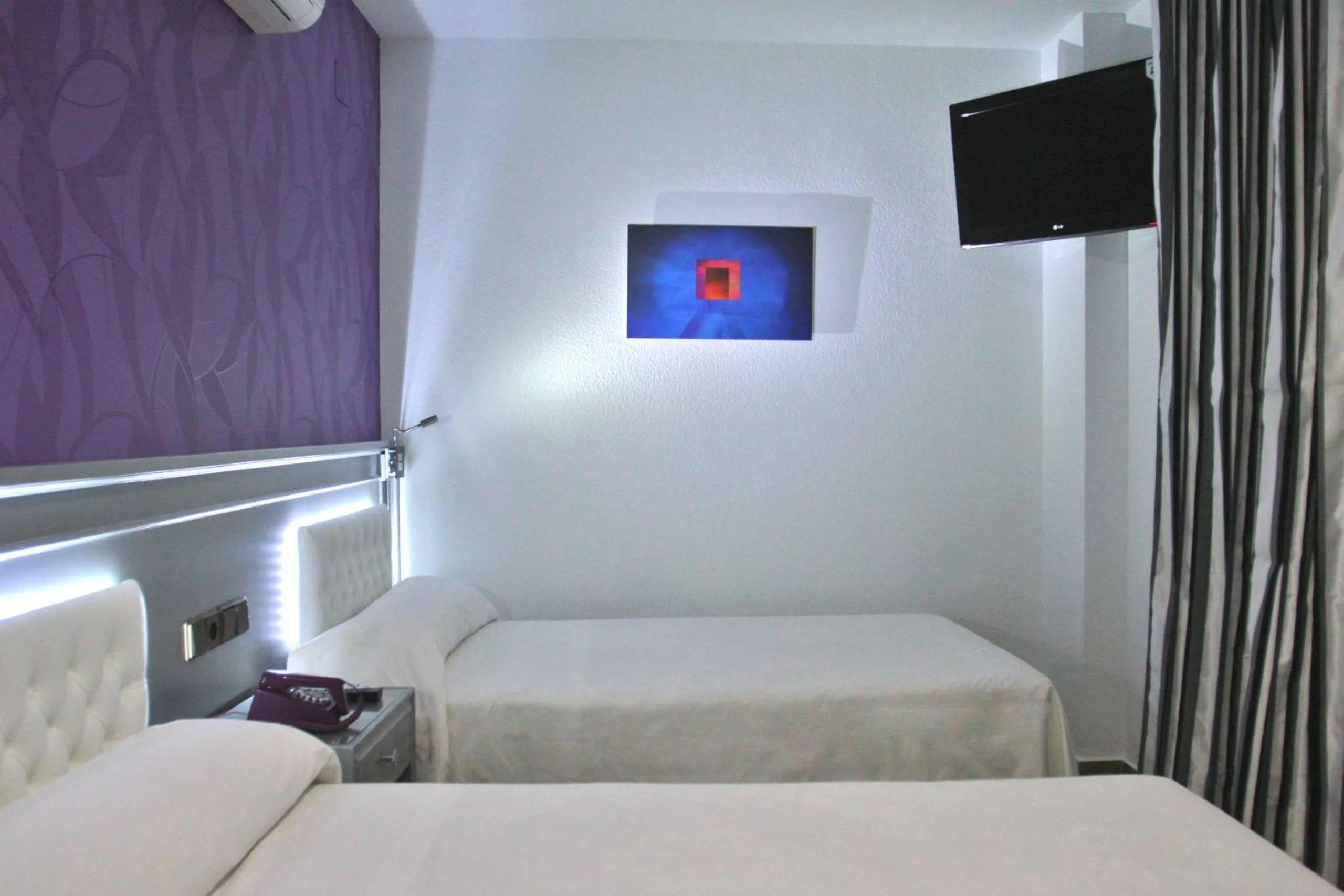Bed in Hotel Molinos