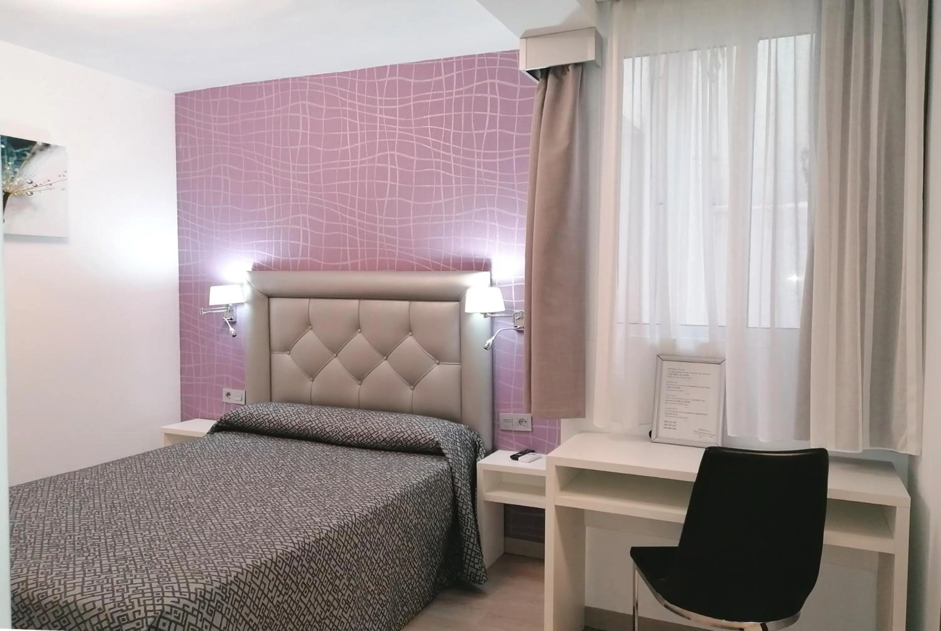 Bed in Hotel Molinos