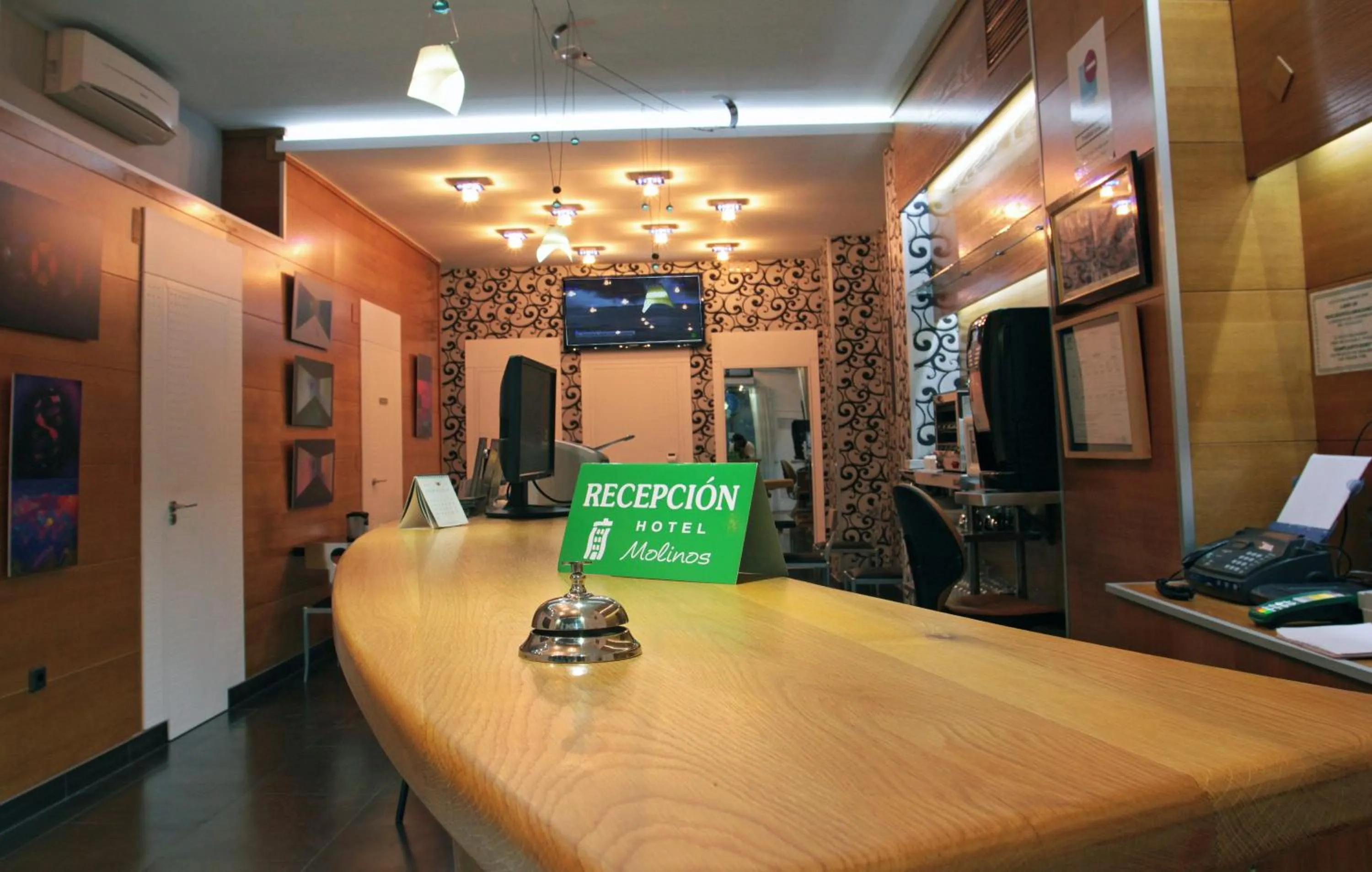 Lobby or reception in Hotel Molinos