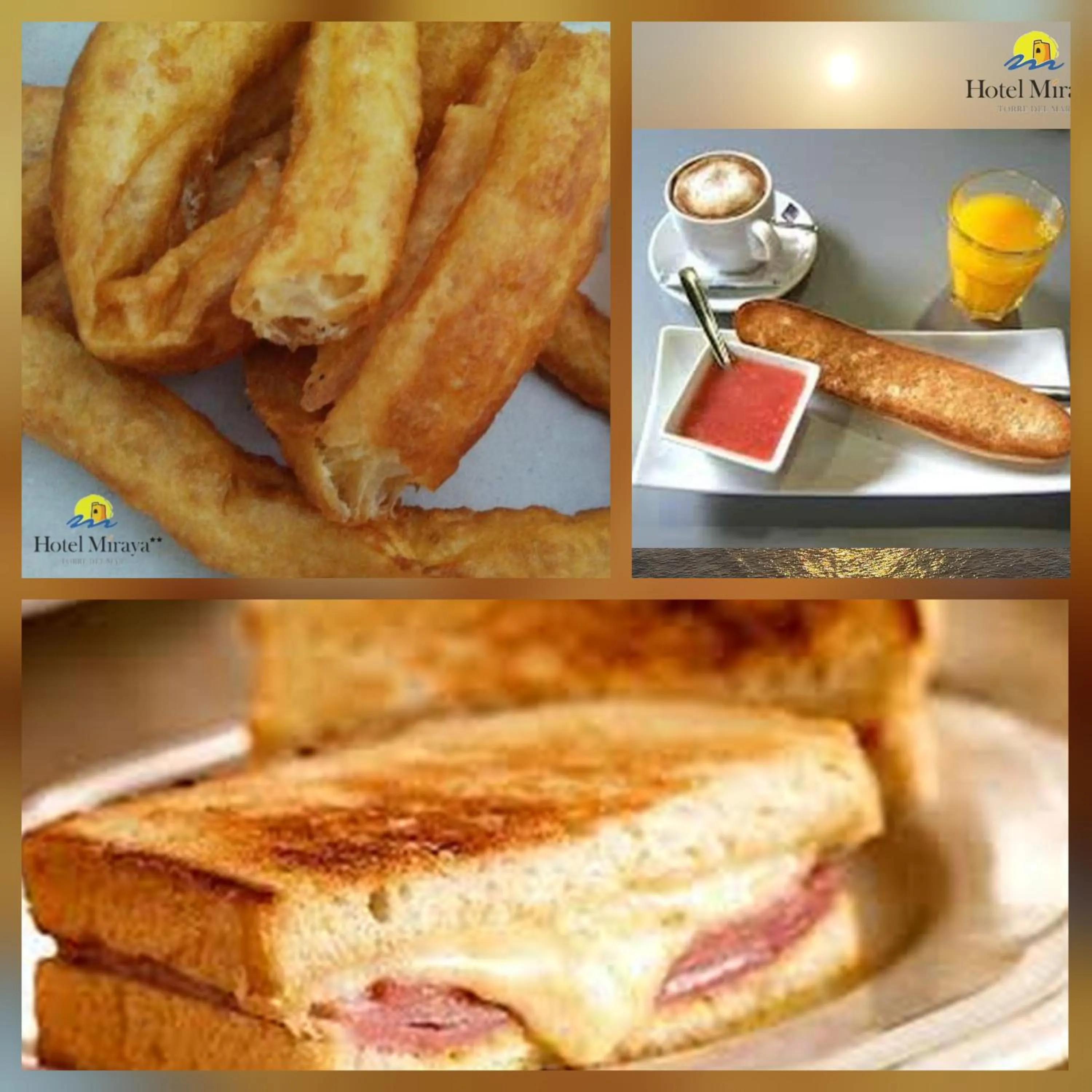 Breakfast in Hotel Miraya Beach