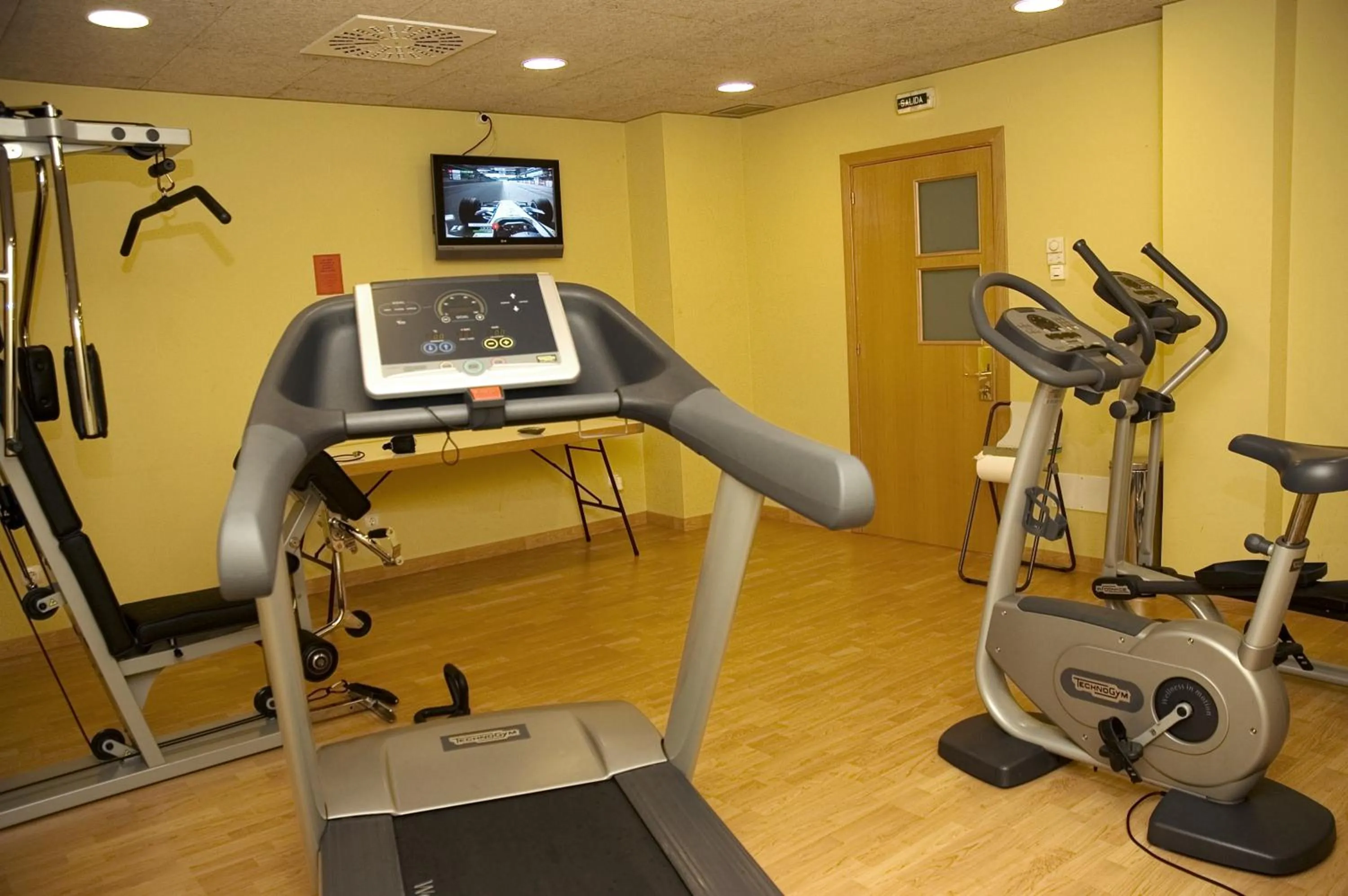 Fitness centre/facilities in Hotel Andia