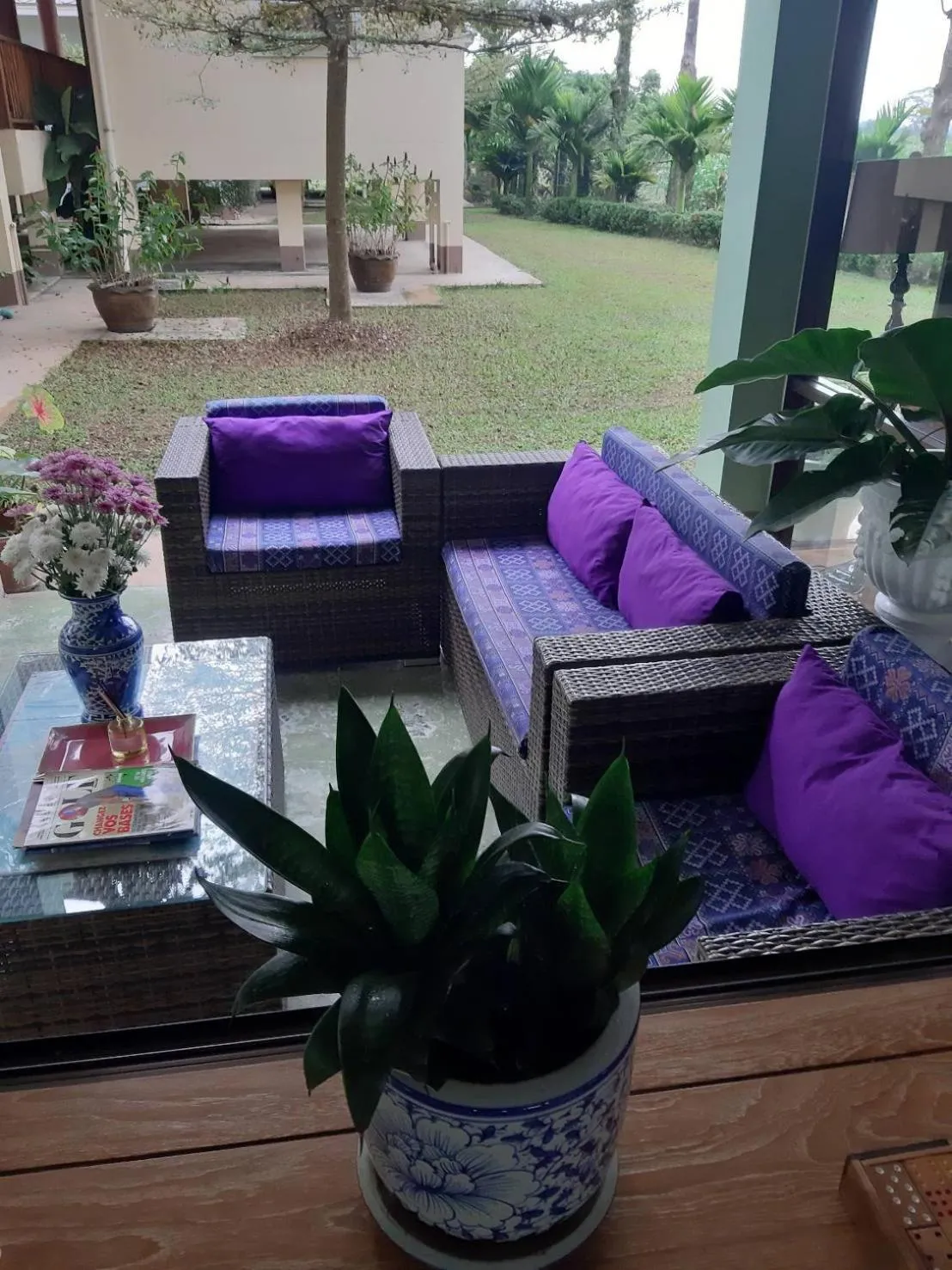 Seating area in Baan innto resort