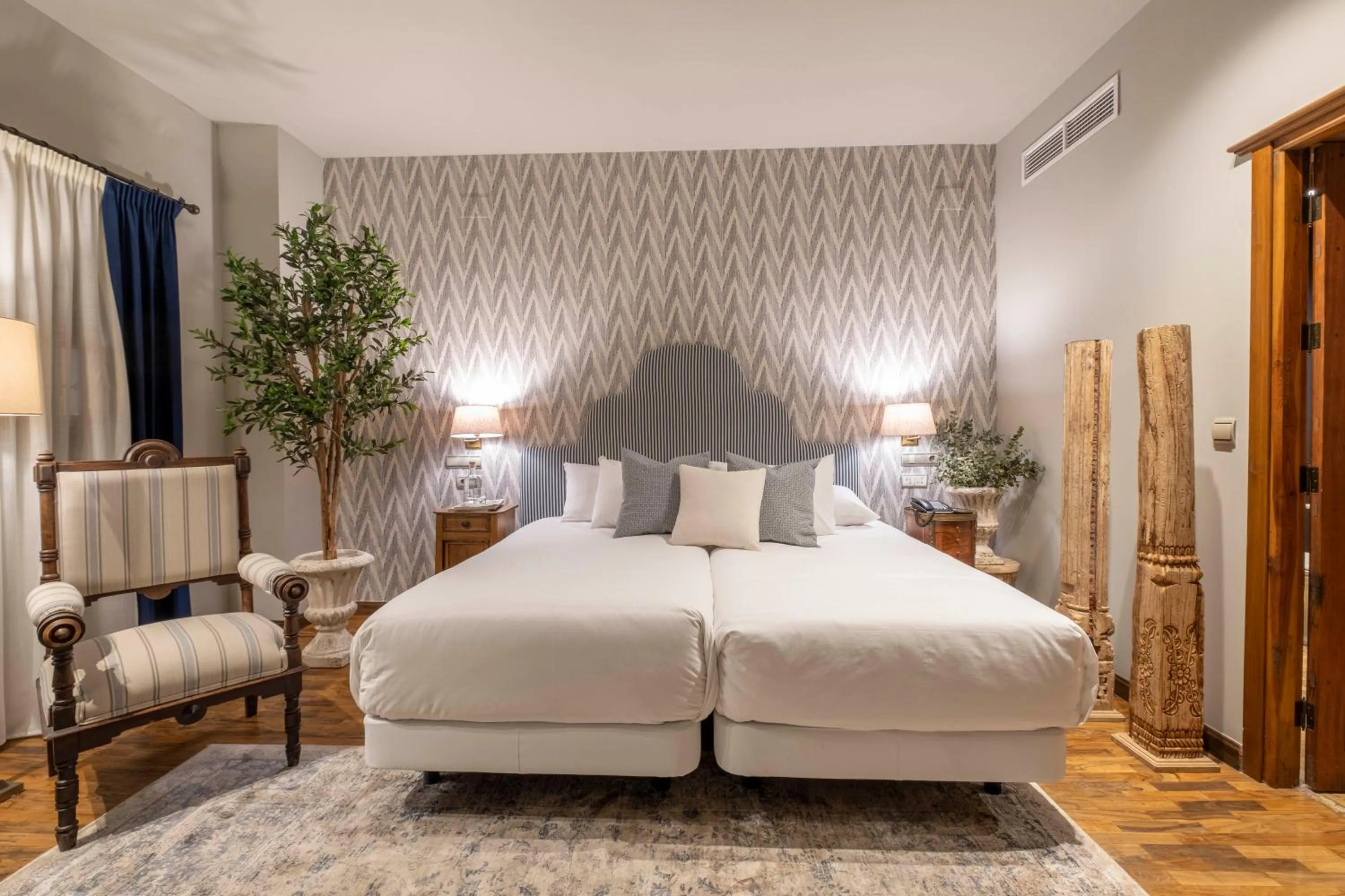 Bed in Hotel Cetina Palacio de los Salcedo