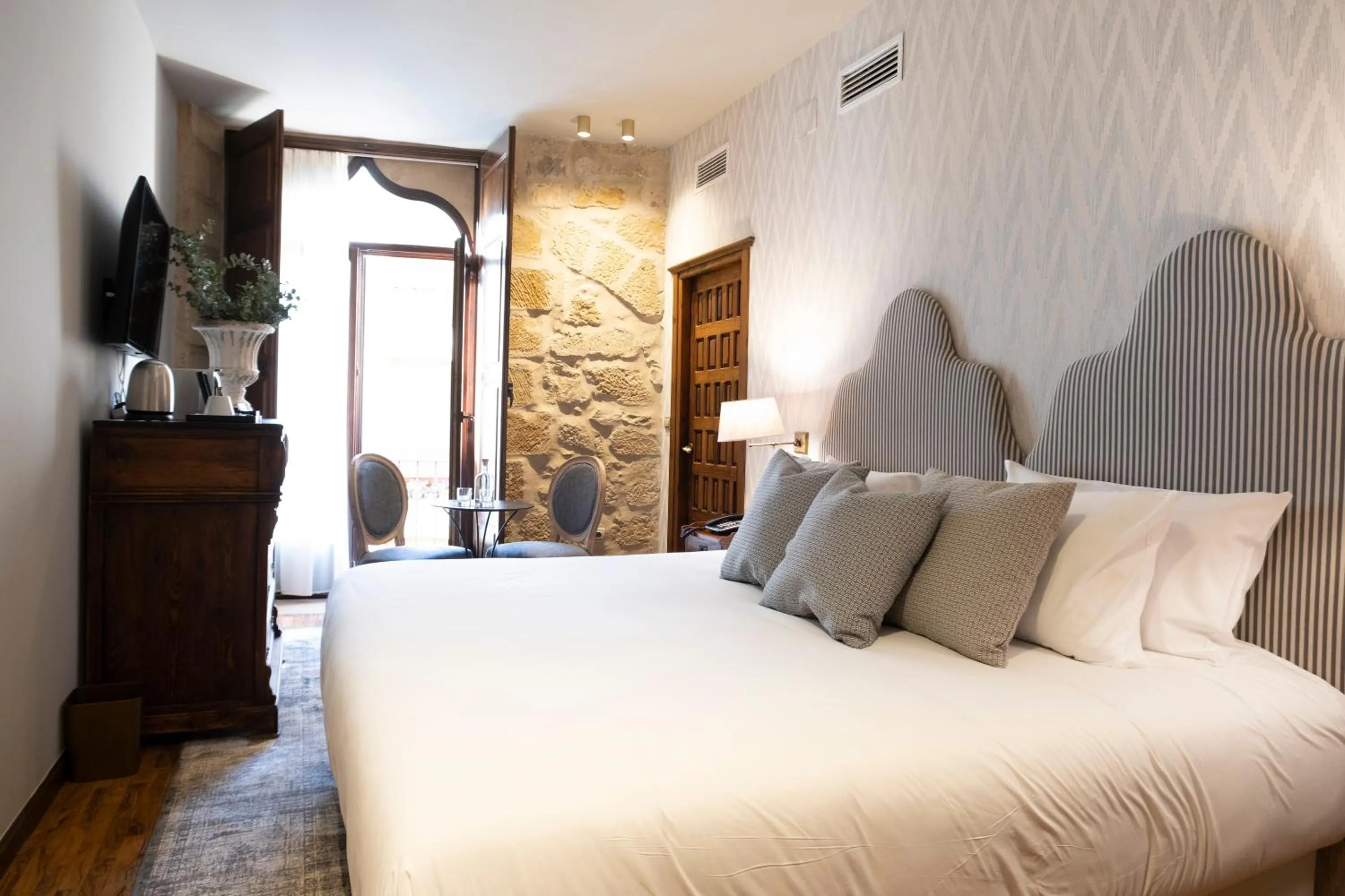 Bed in Hotel Cetina Palacio de los Salcedo