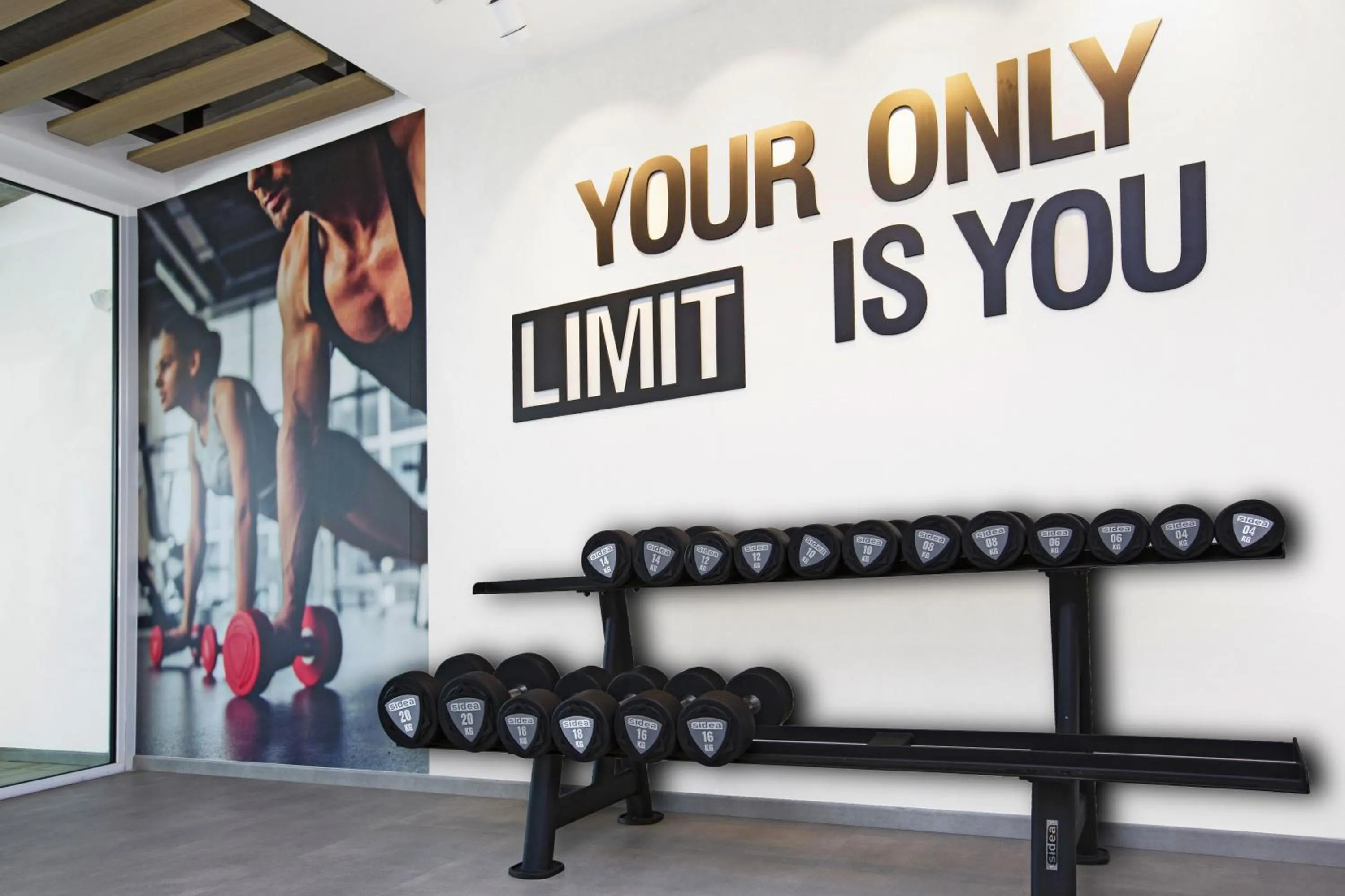 Fitness centre/facilities in Sumus Hotel Monteplaya & SPA 4Sup - Adults Only