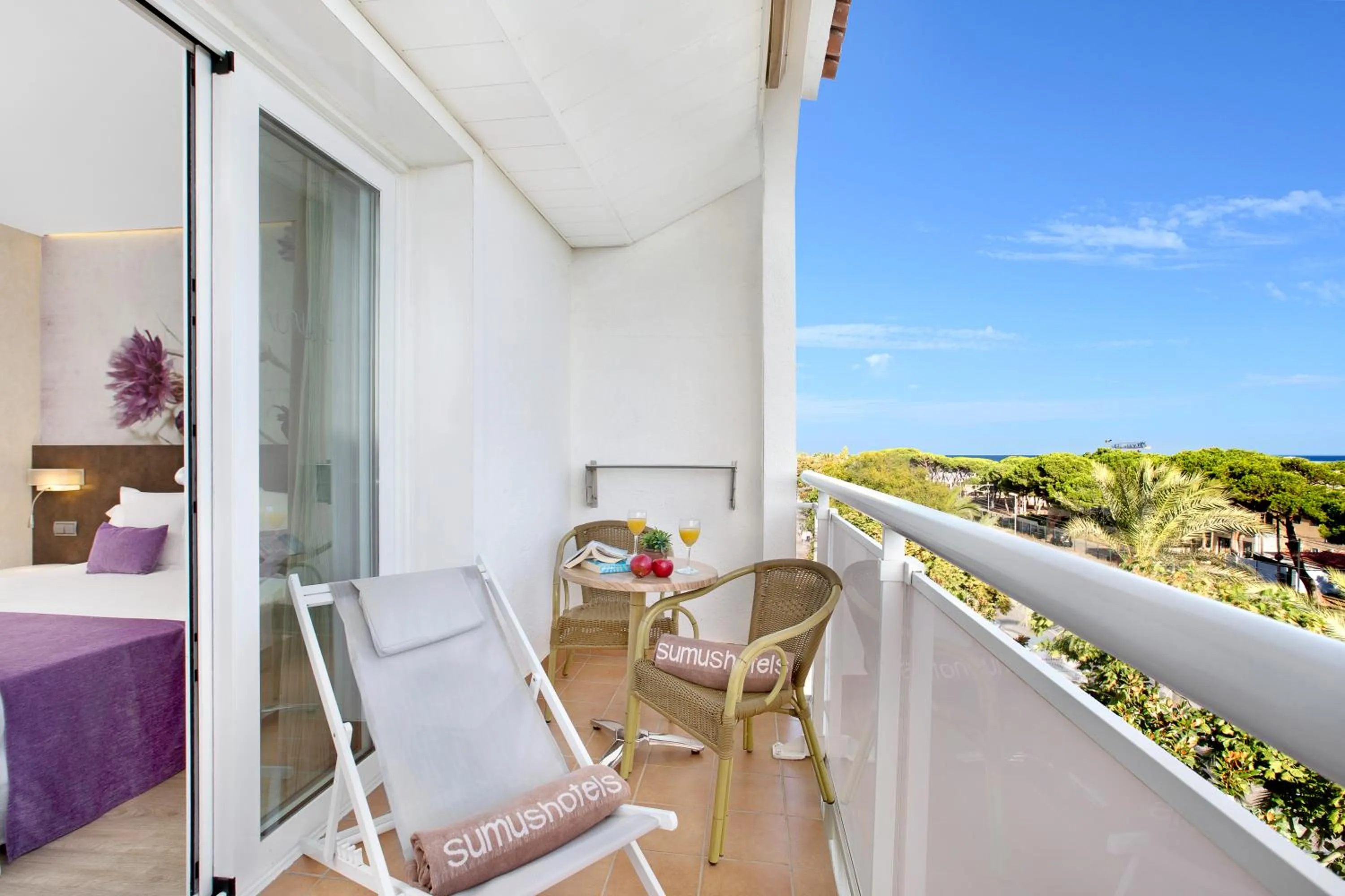 Balcony/Terrace in Sumus Hotel Monteplaya & SPA 4Sup - Adults Only