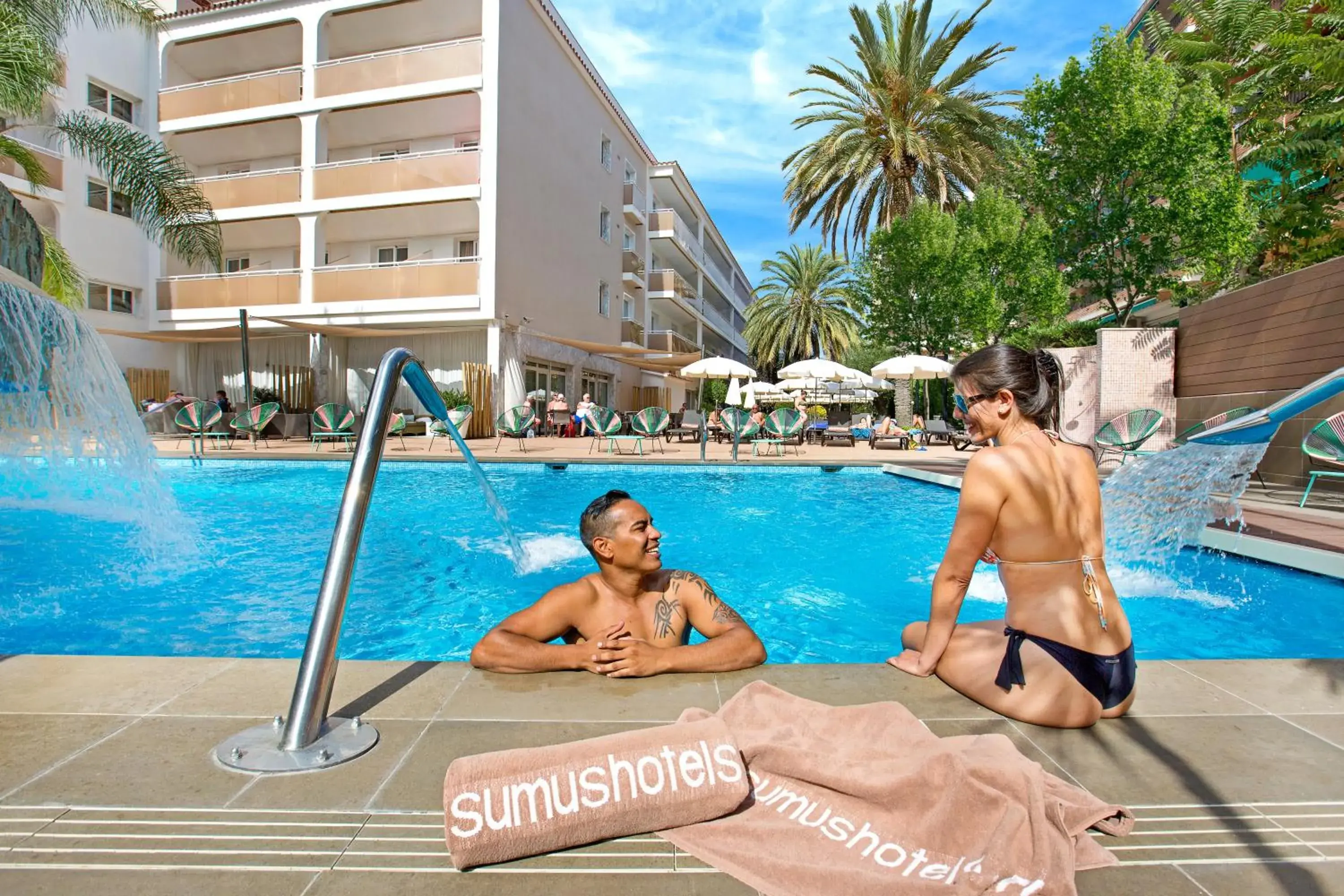 Swimming pool in Sumus Hotel Monteplaya & SPA 4Sup - Adults Only Swimming pool in Sumus Hotel Monteplaya & SPA 4Sup - Adults Only
