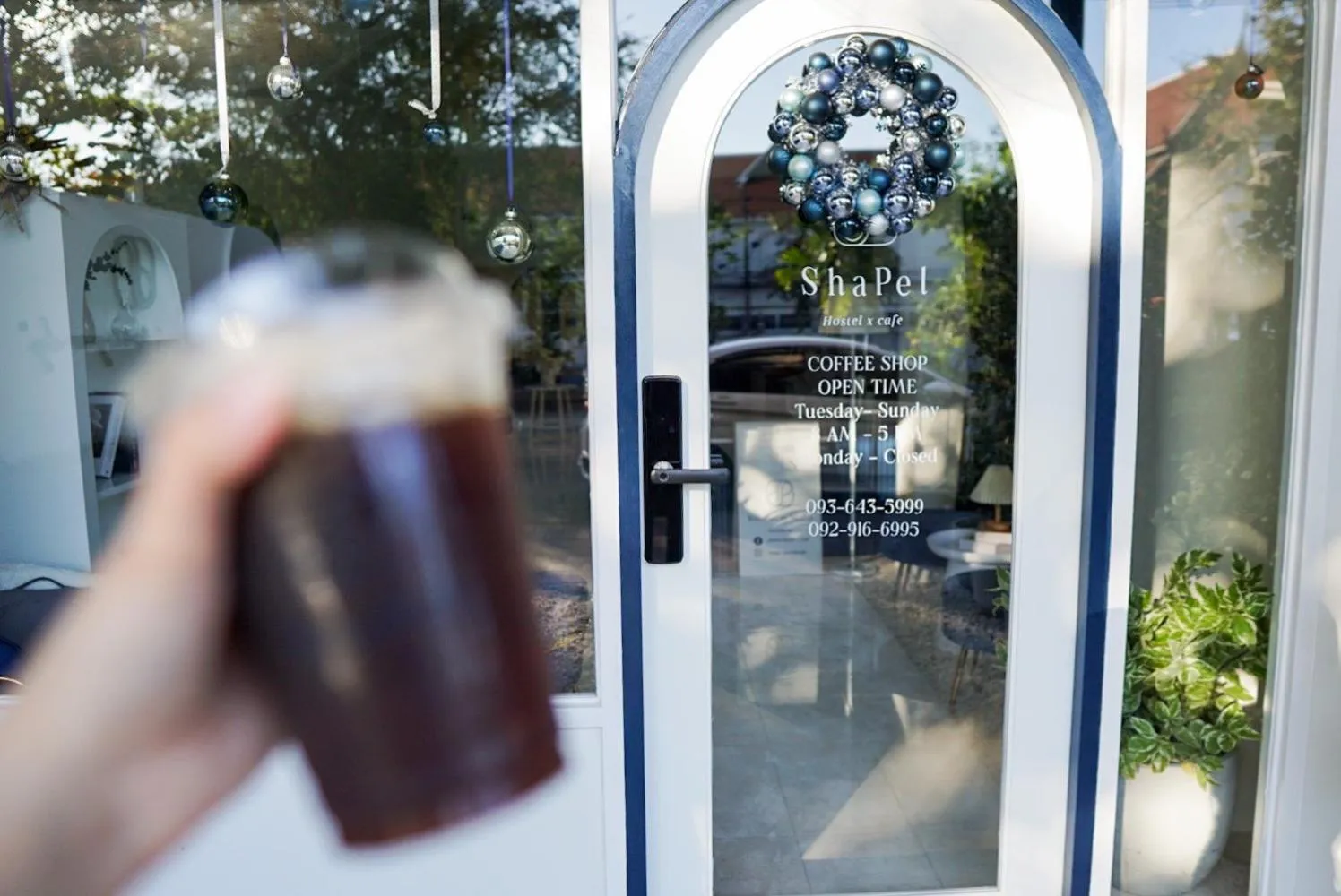 Drinks in Shapel Hostel and Cafe