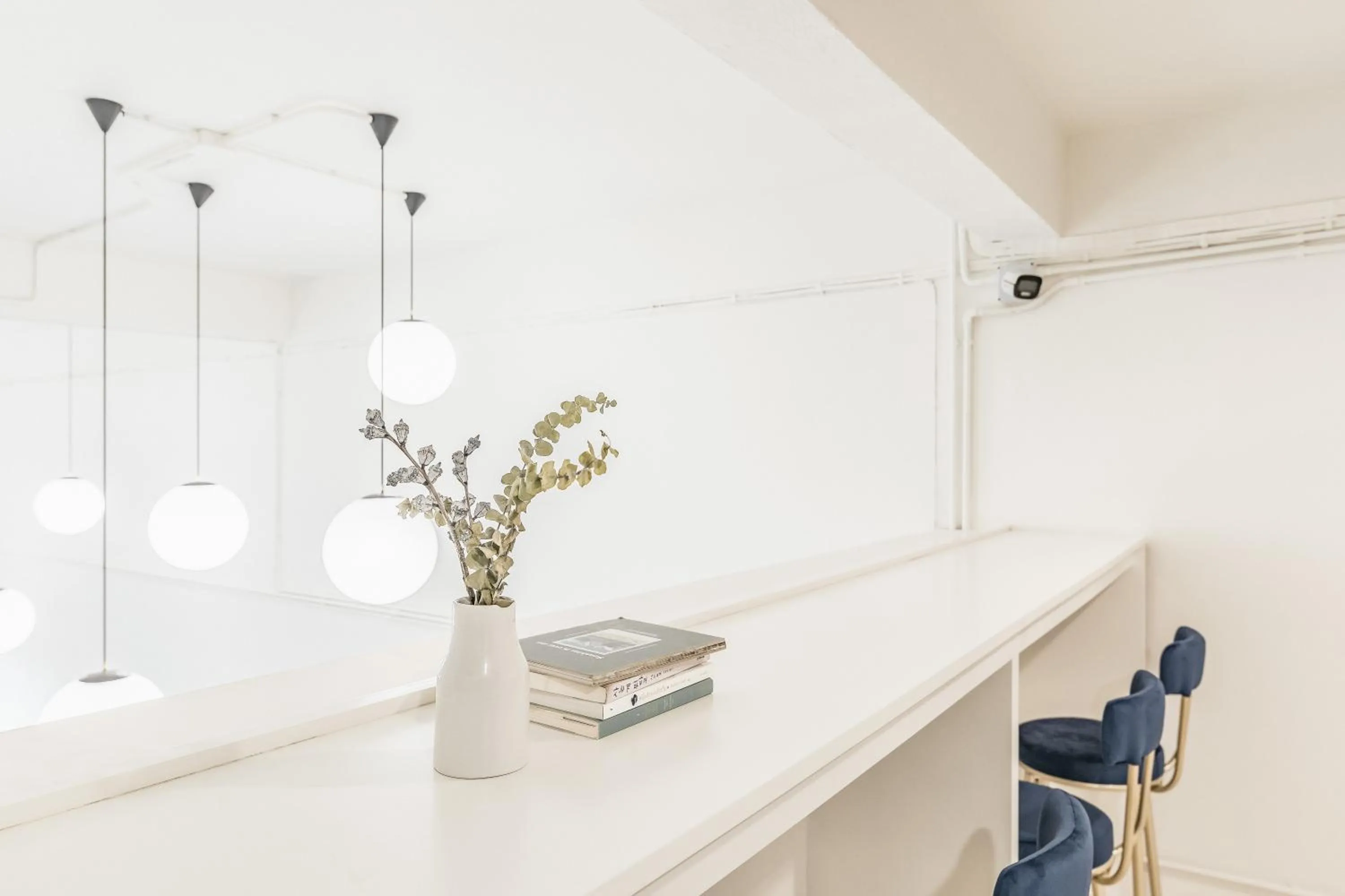 Seating area in Shapel Hostel and Cafe