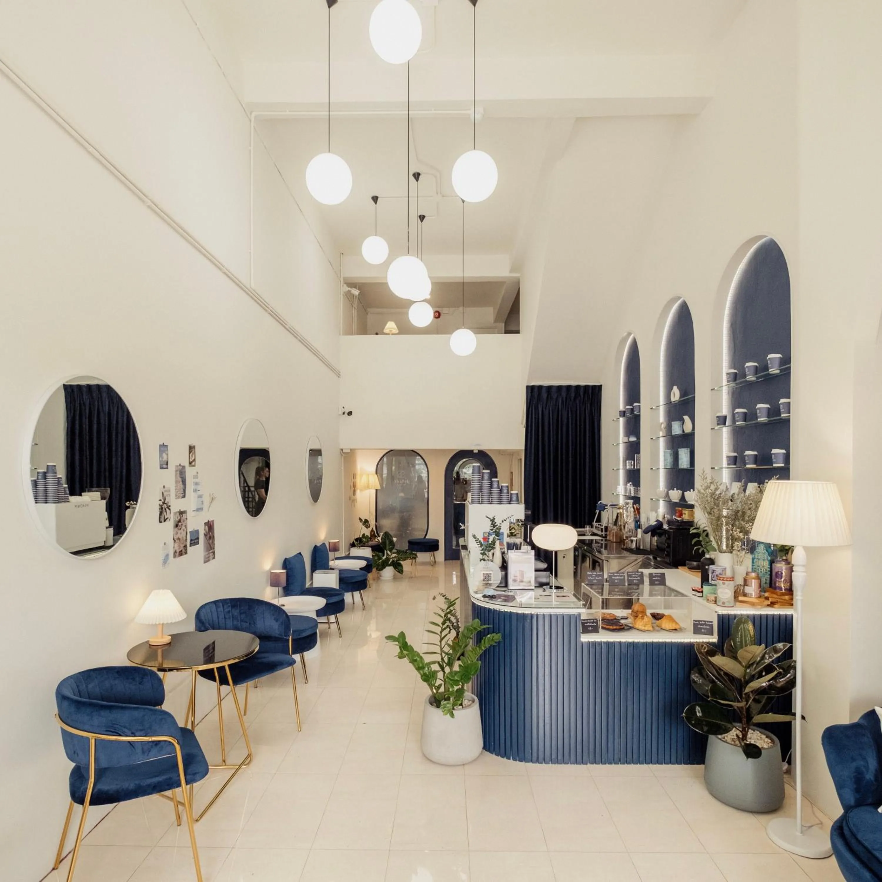 Seating area in Shapel Hostel and Cafe