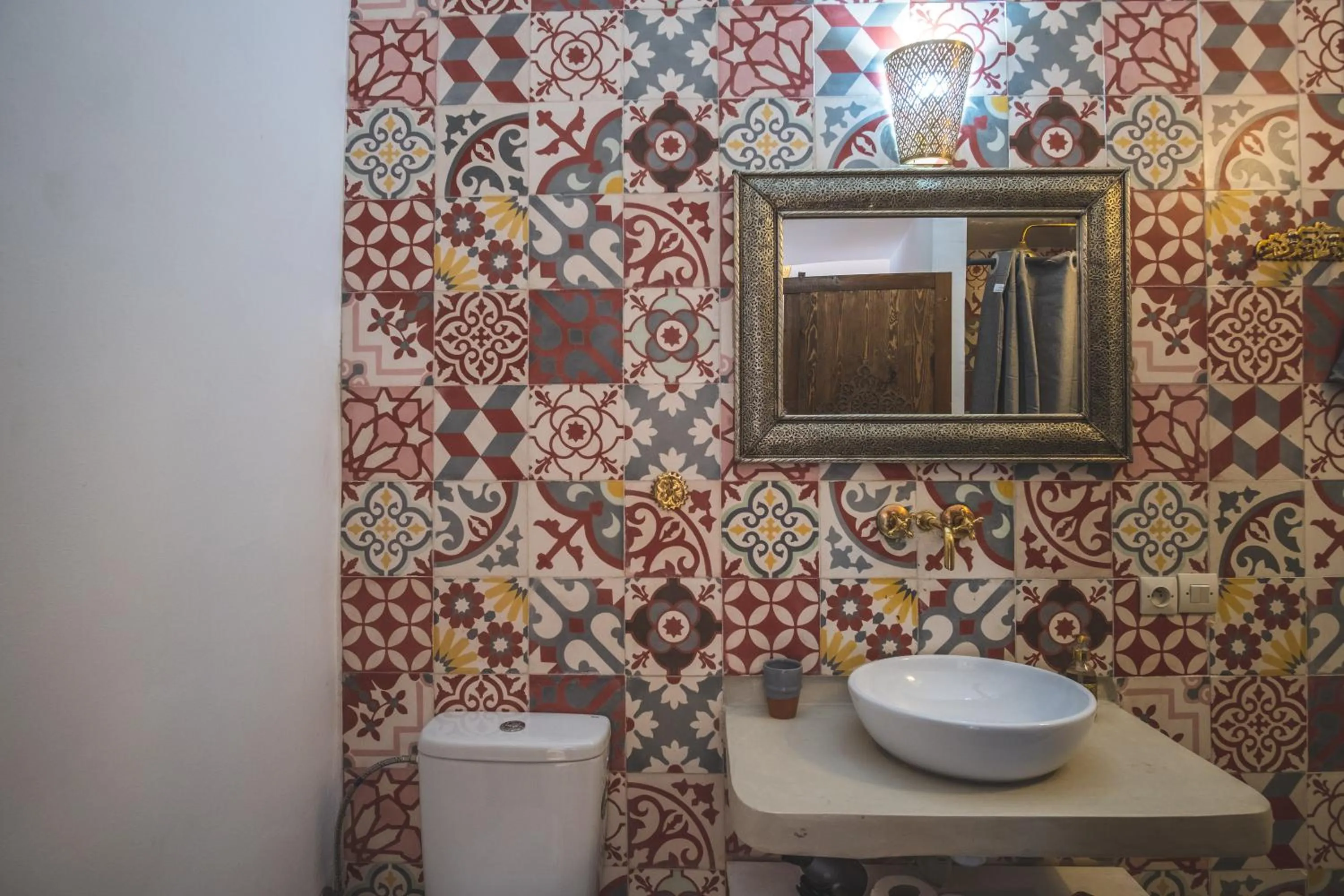 Toilet in Riad Villa Berna under Swiss Management