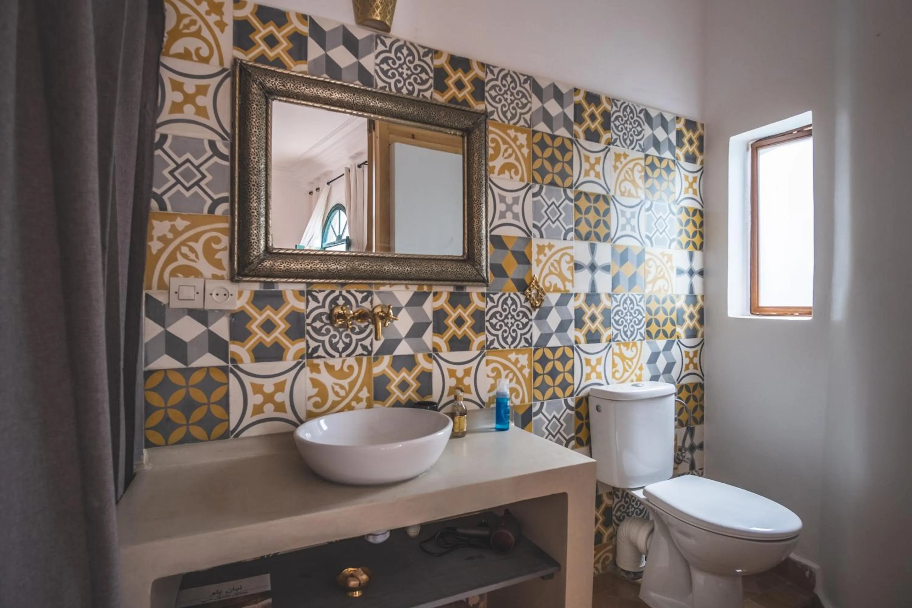 Toilet in Riad Villa Berna under Swiss Management