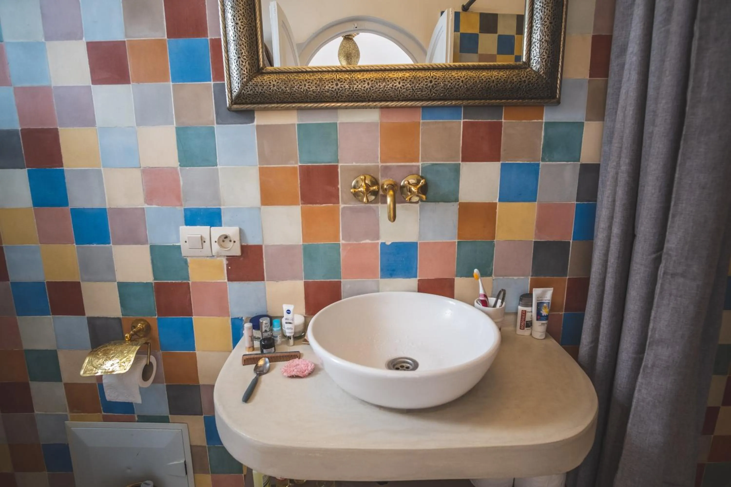 Bathroom in Riad Villa Berna under Swiss Management