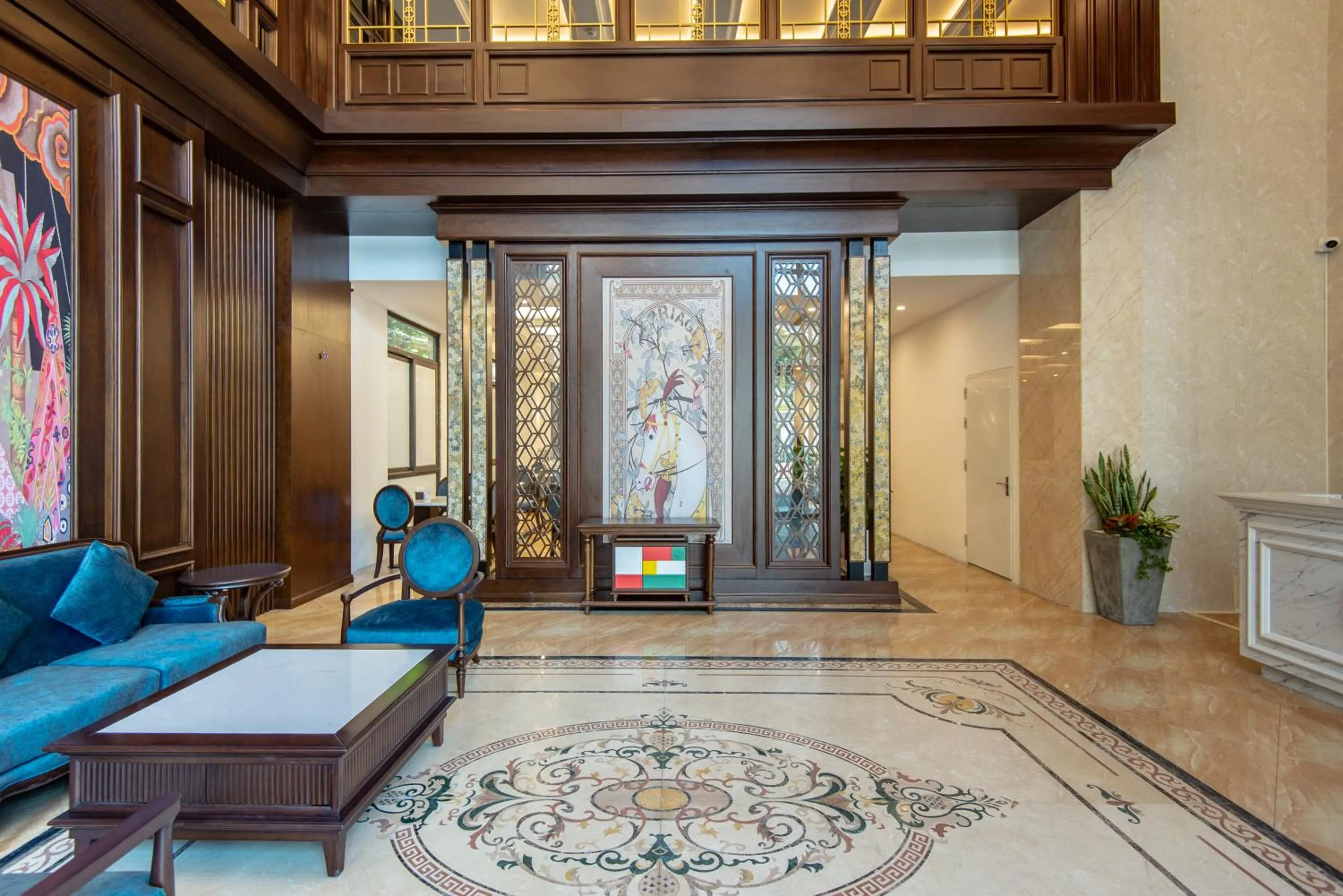 Living room in Reyna Luxury Hotel