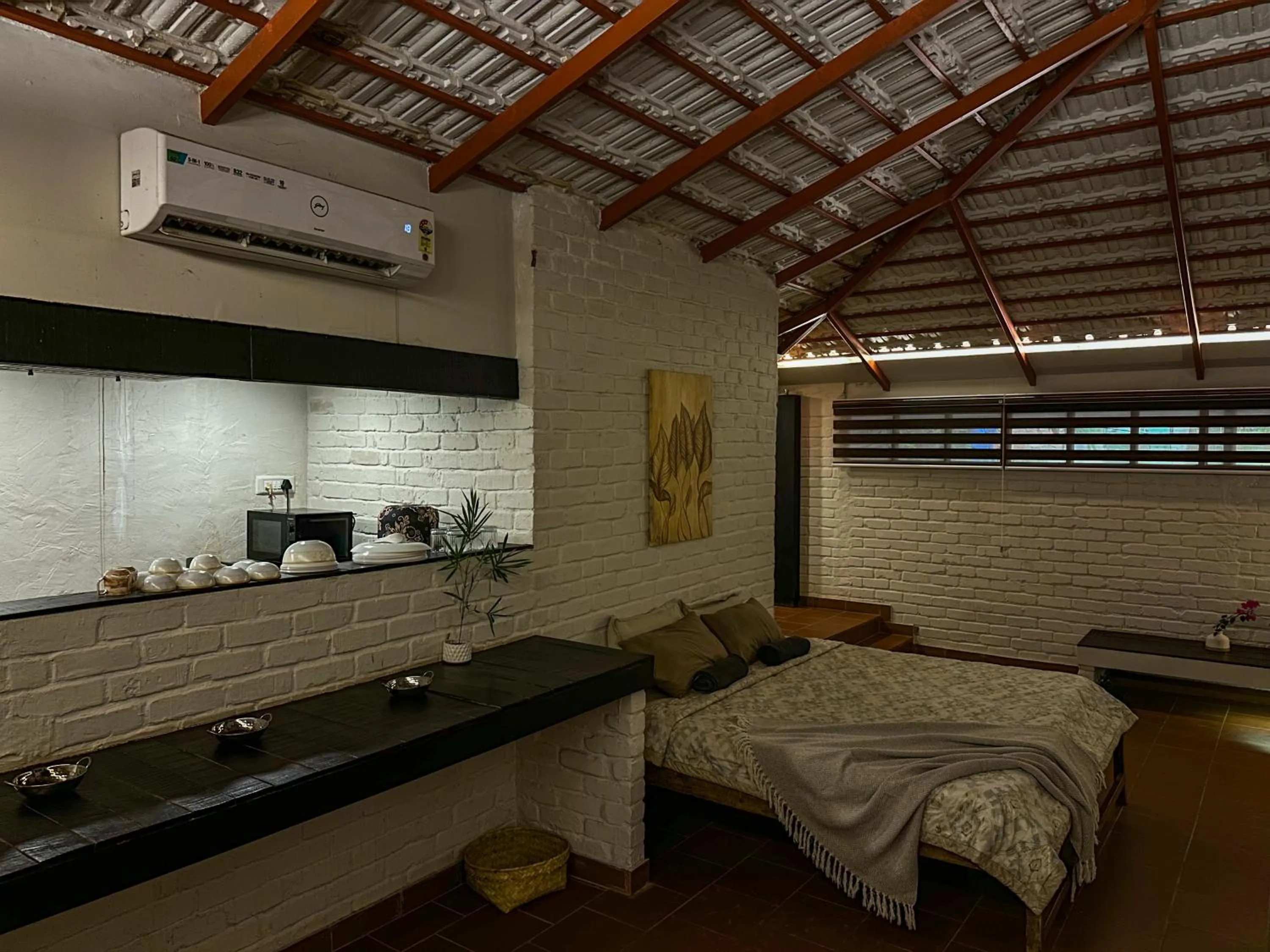 Kitchen or kitchenette in Boho's Hotel