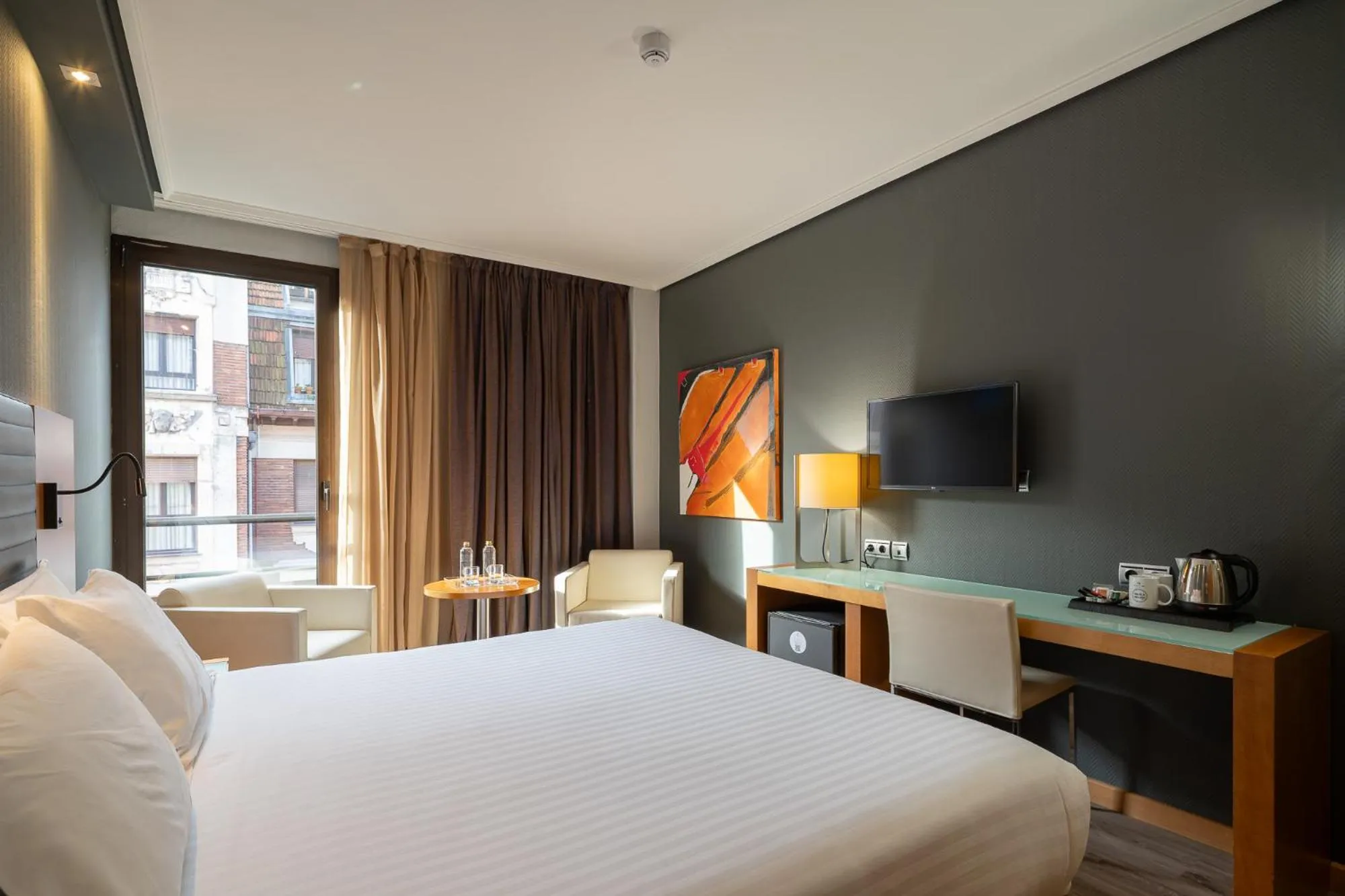 Bed in Hotel Indautxu