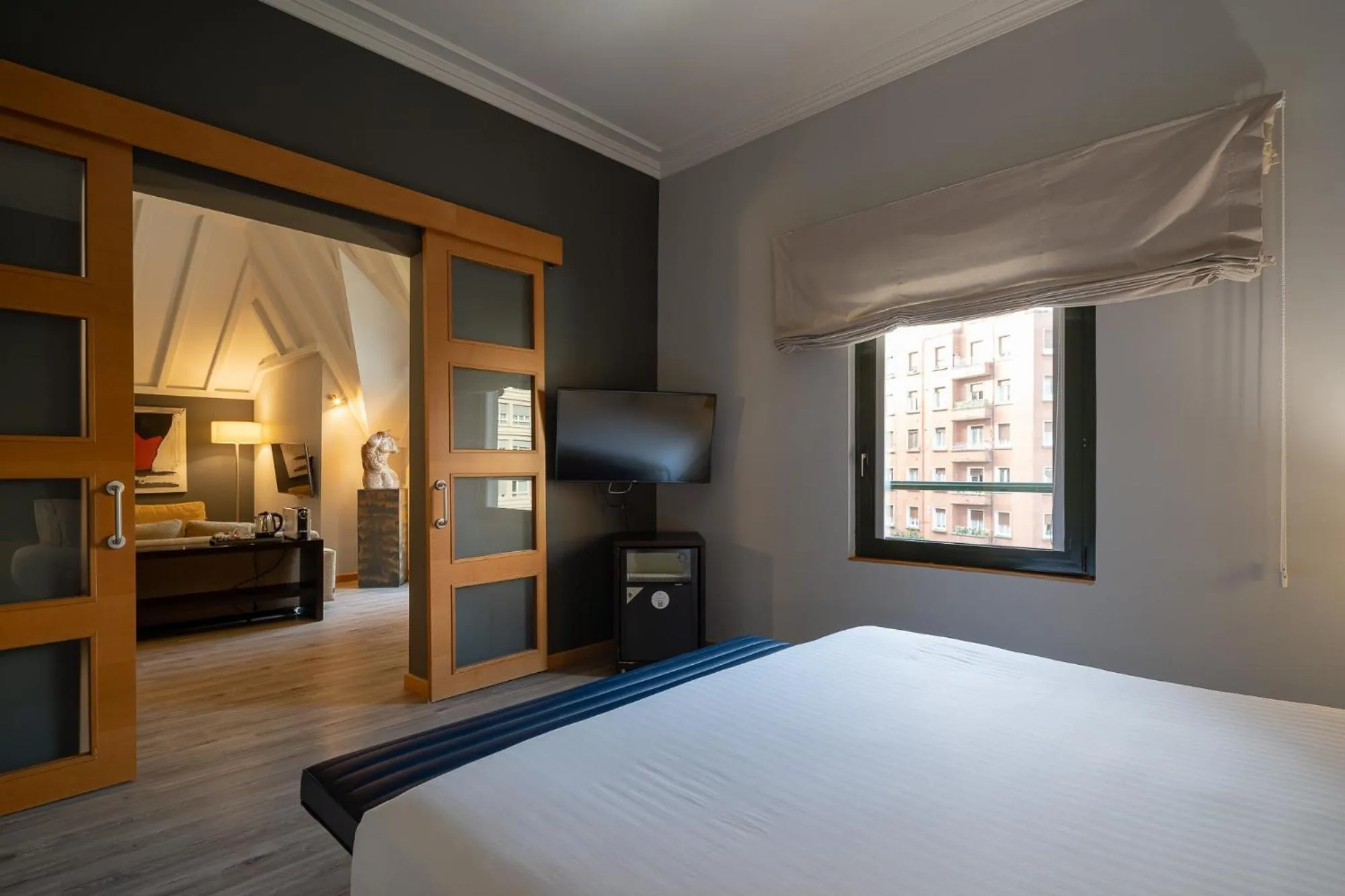 Bed in Hotel Indautxu